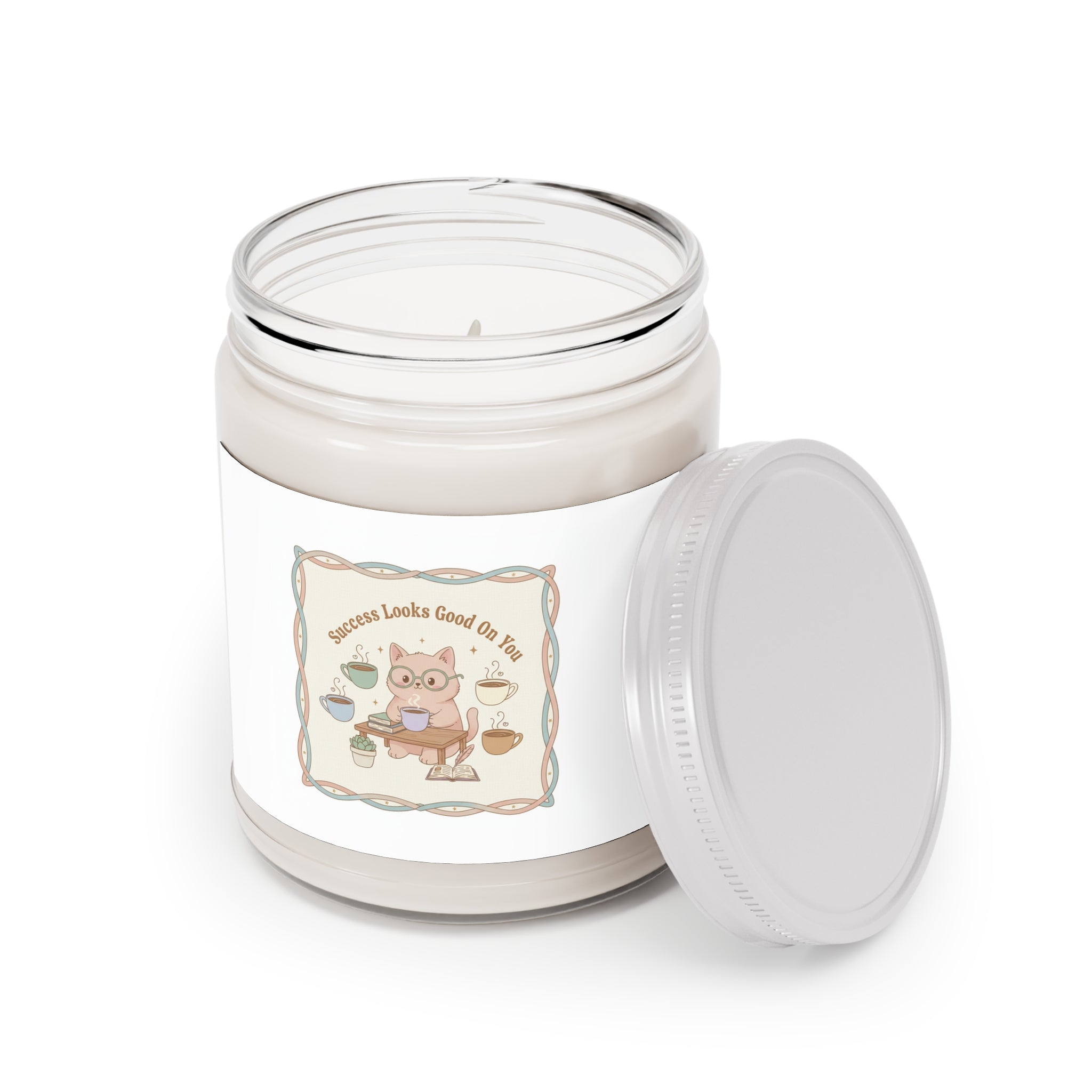Success Looks Good On You Cat Scented Candle