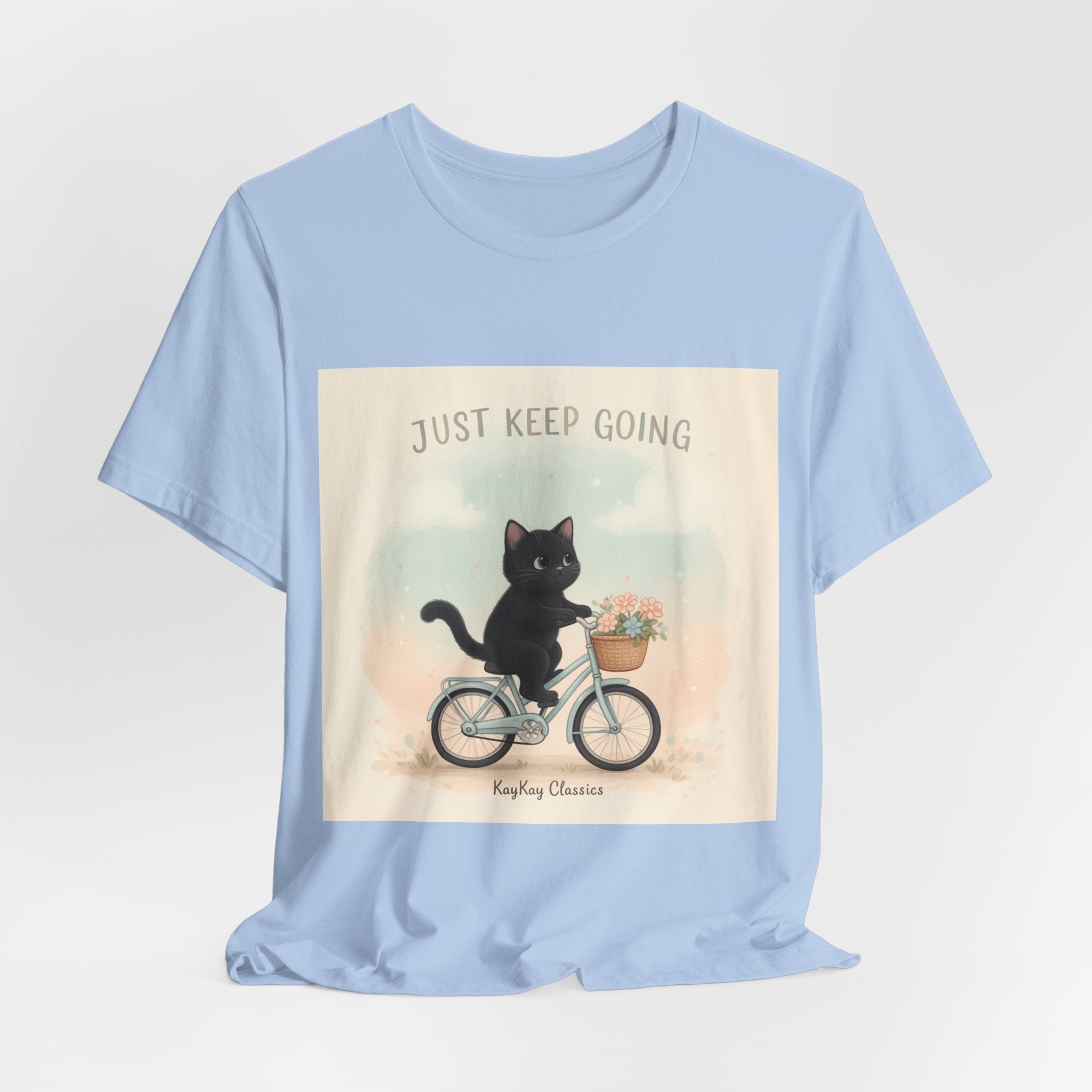 "Design" Black Cat Women Tee | College Girl Gift | Fashion | KayKay Classics