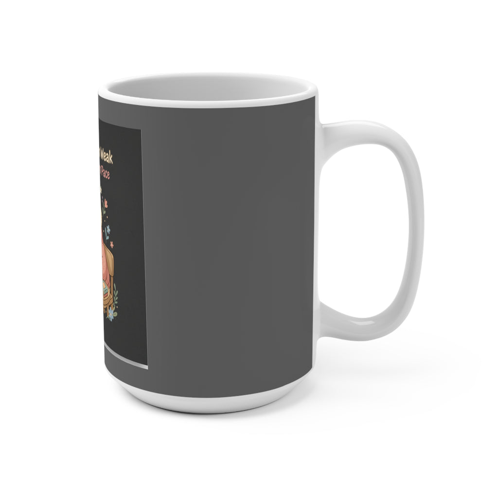 Duck In A Cardigan Mug 15oz – Soft Doesnt Mean Weak Bloom at Your Own