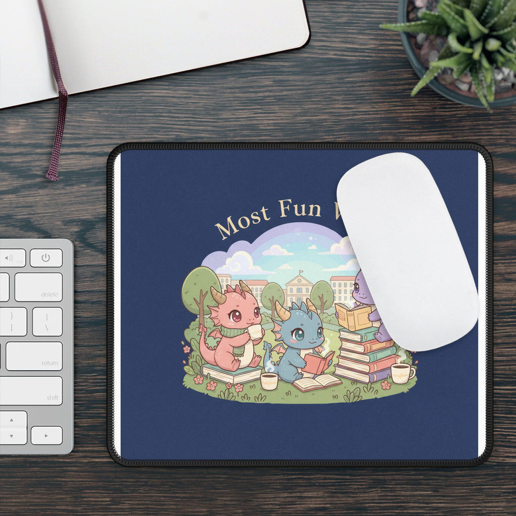 Baby Dragons Mouse Pad – Most Fun Wins