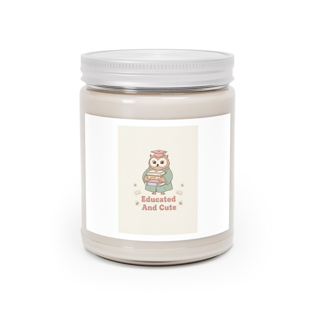 Educated And Cute Owl Scented Candle