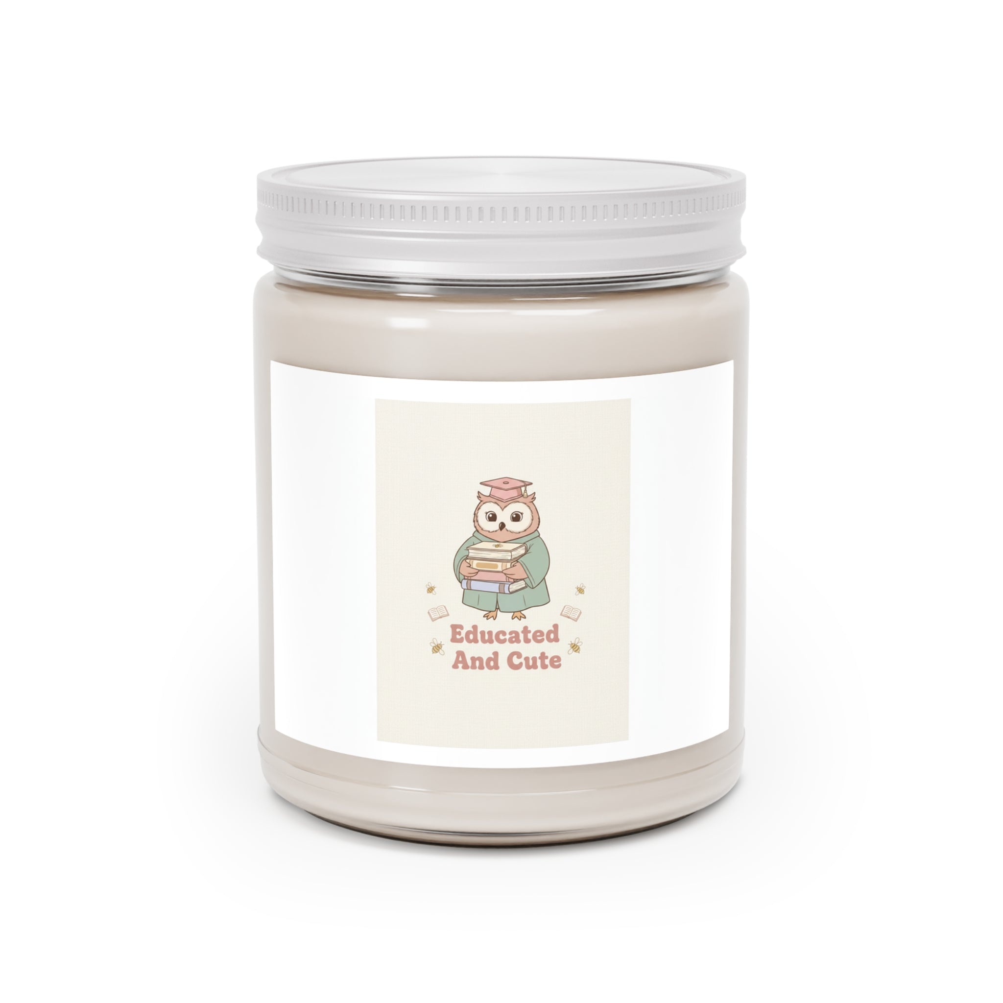 Educated And Cute Owl Scented Candle