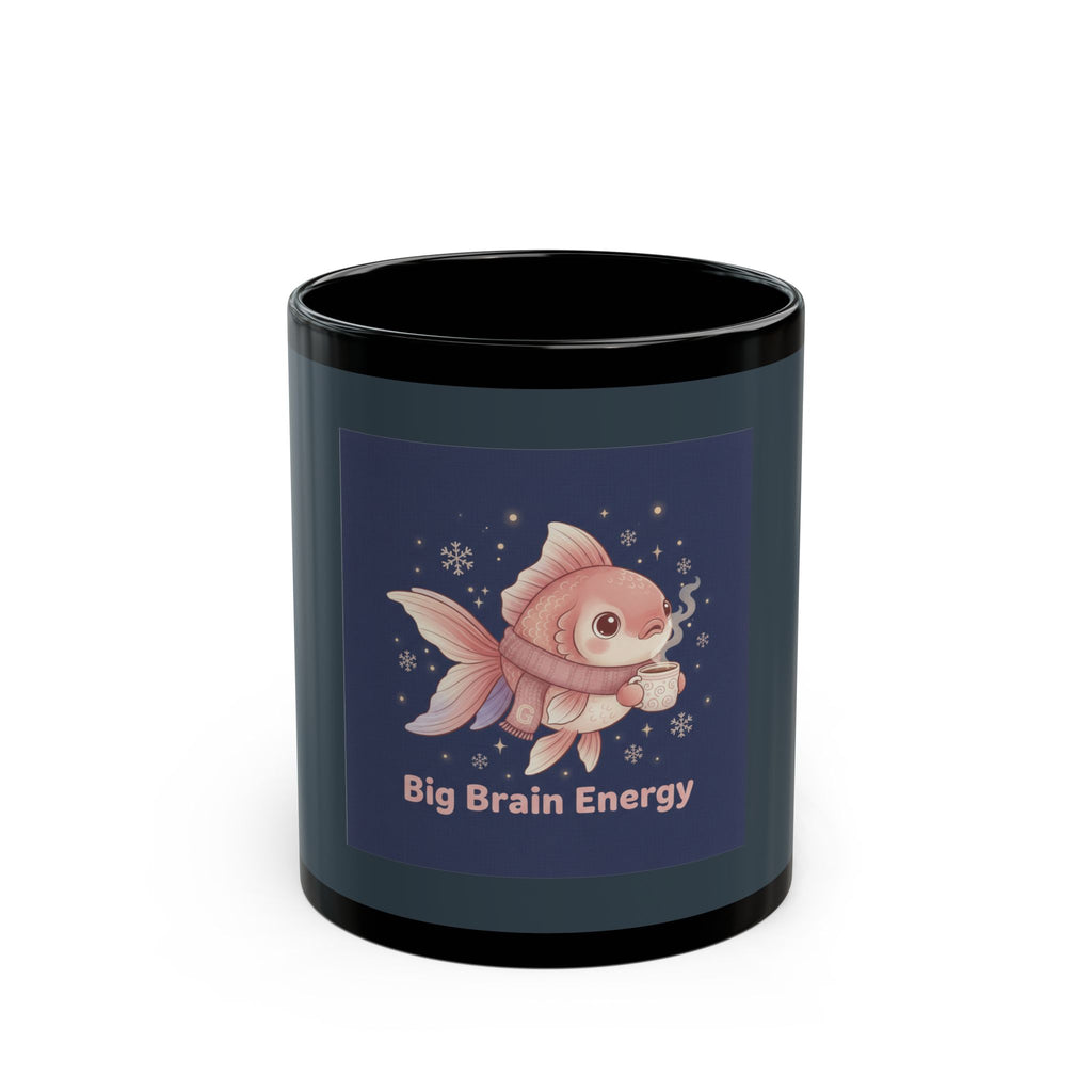Bear Black Mug 11oz – Big Brain Energy