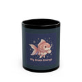 Bear Black Mug 11oz – Big Brain Energy