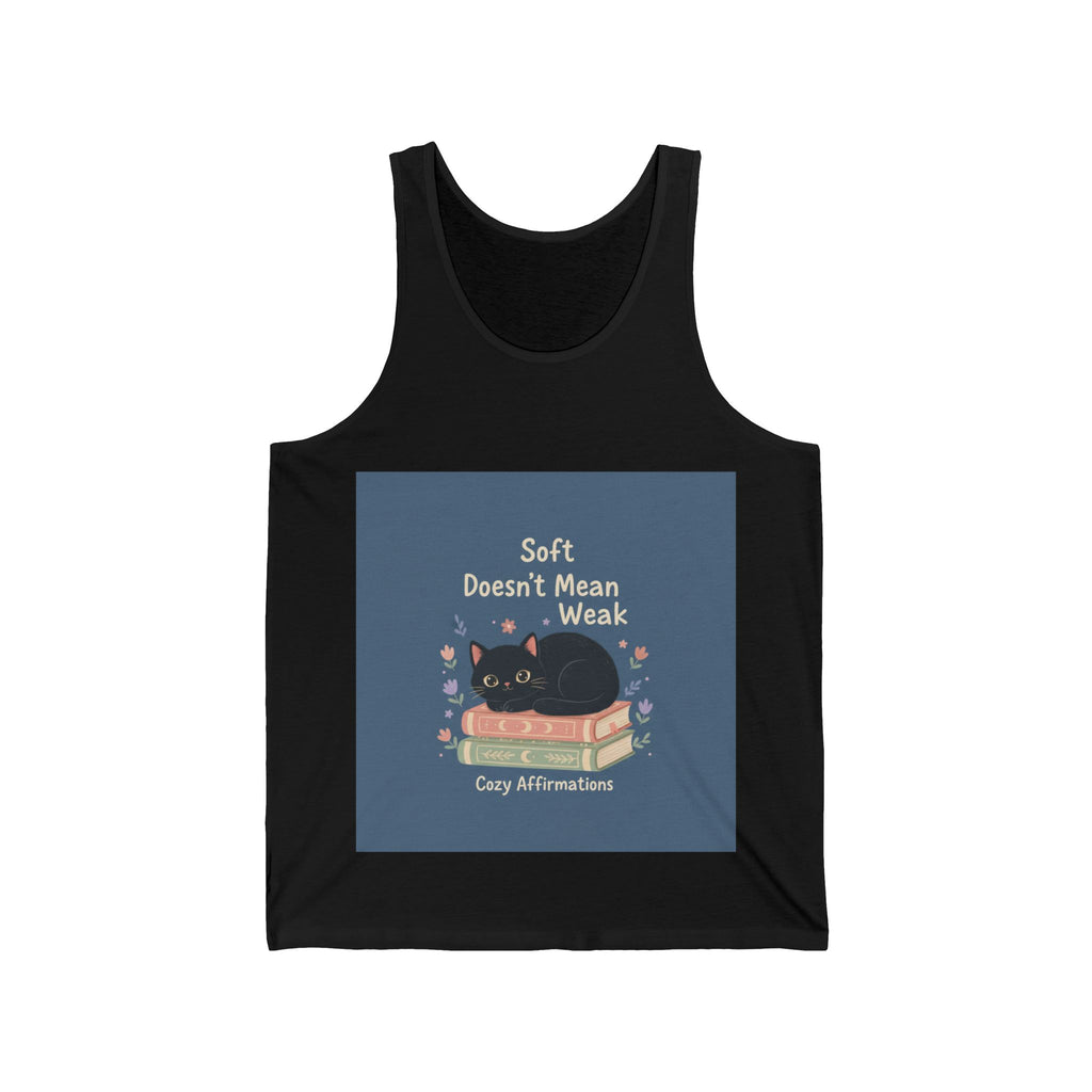Black Cat Tank Top – Soft Doesnt Mean Weak