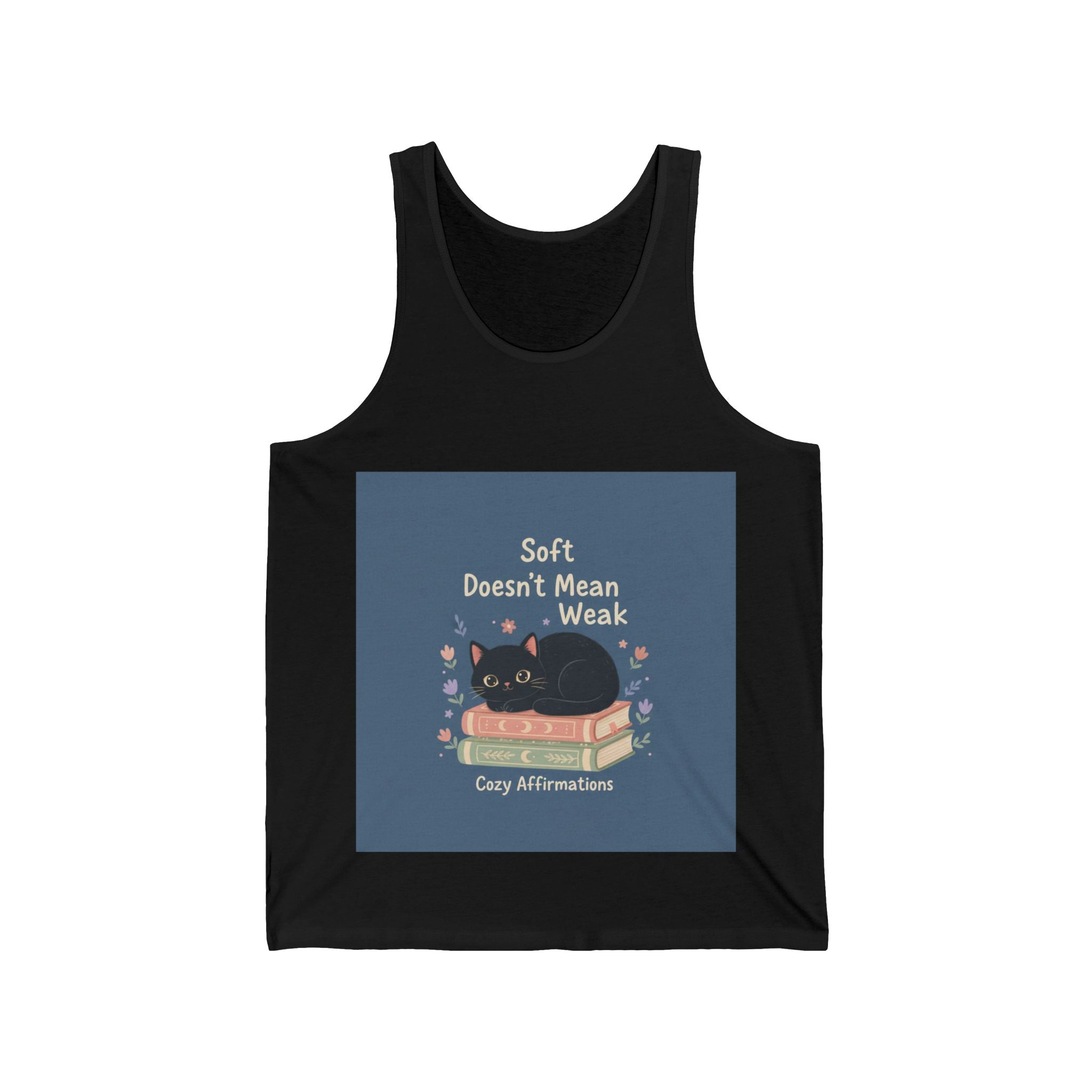 Black Cat Tank Top – Soft Doesnt Mean Weak