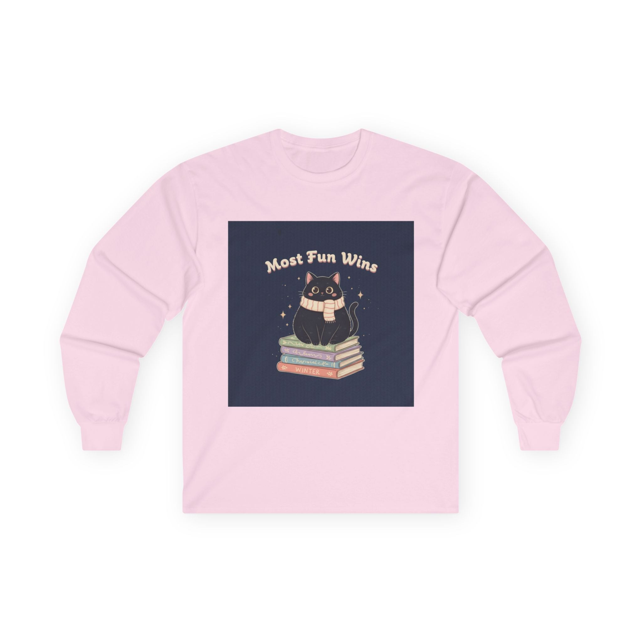 Cat Long Sleeve Tee – Most Fun Wins