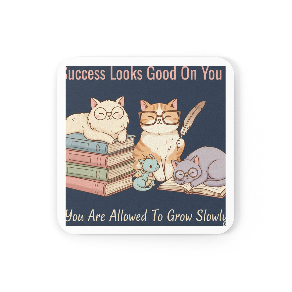 Bunny Cork Coaster – Success Looks Good on You You Are Allowe