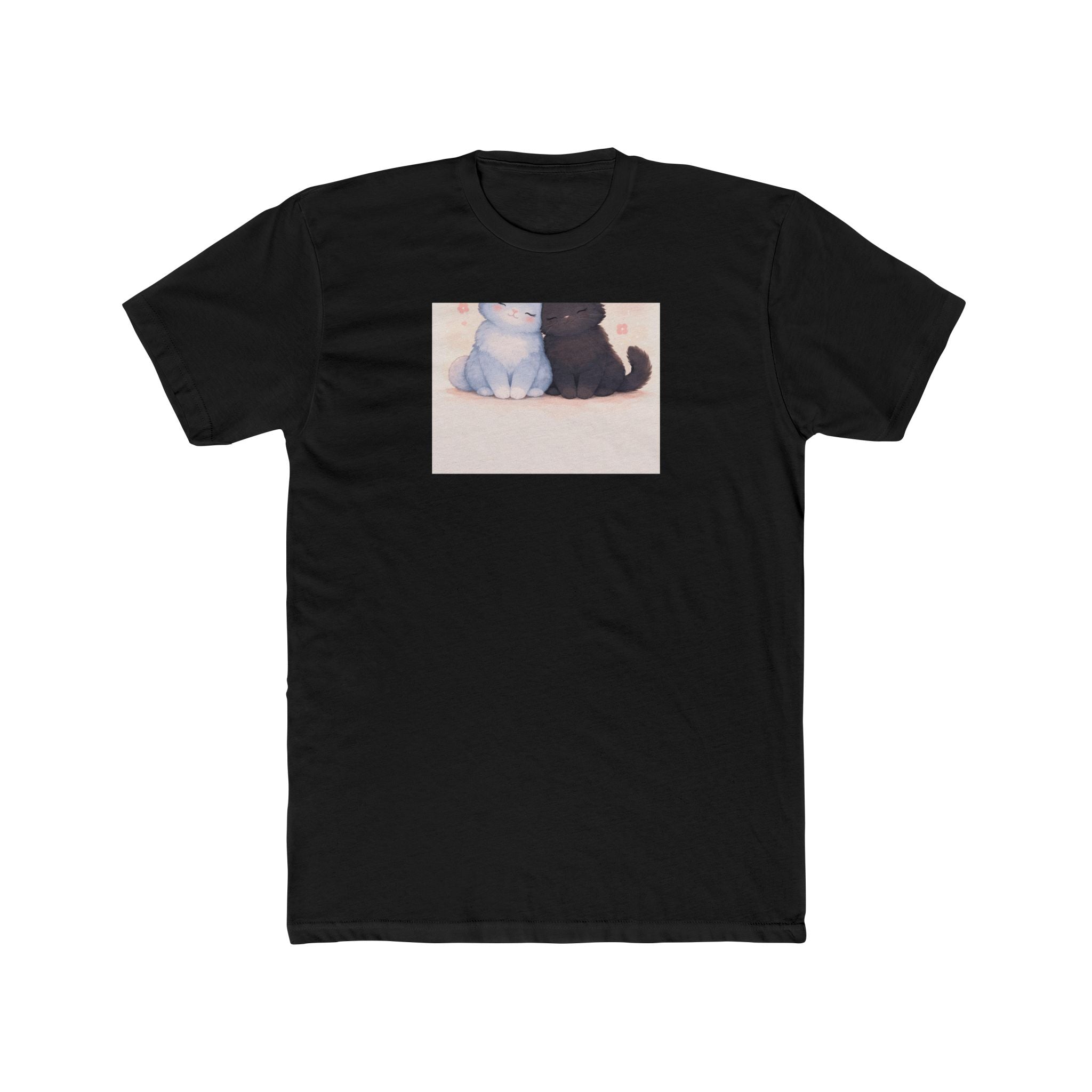 "YOU'RE NEVER TOO MUCH" Black Cat Unisex Tee | College Girl Gift | Fashion | KayKay Classics