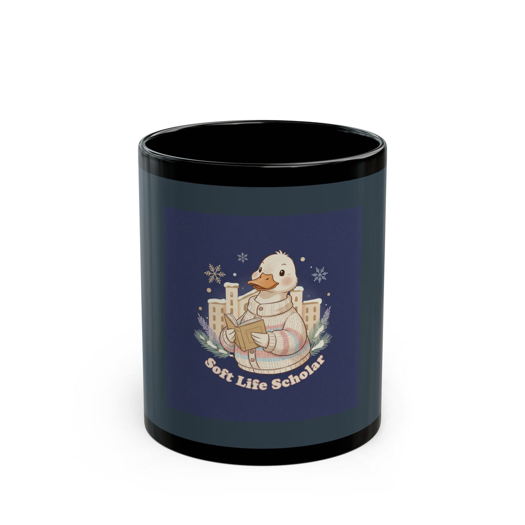 Duck Black Mug 11oz – Soft Life Scholar