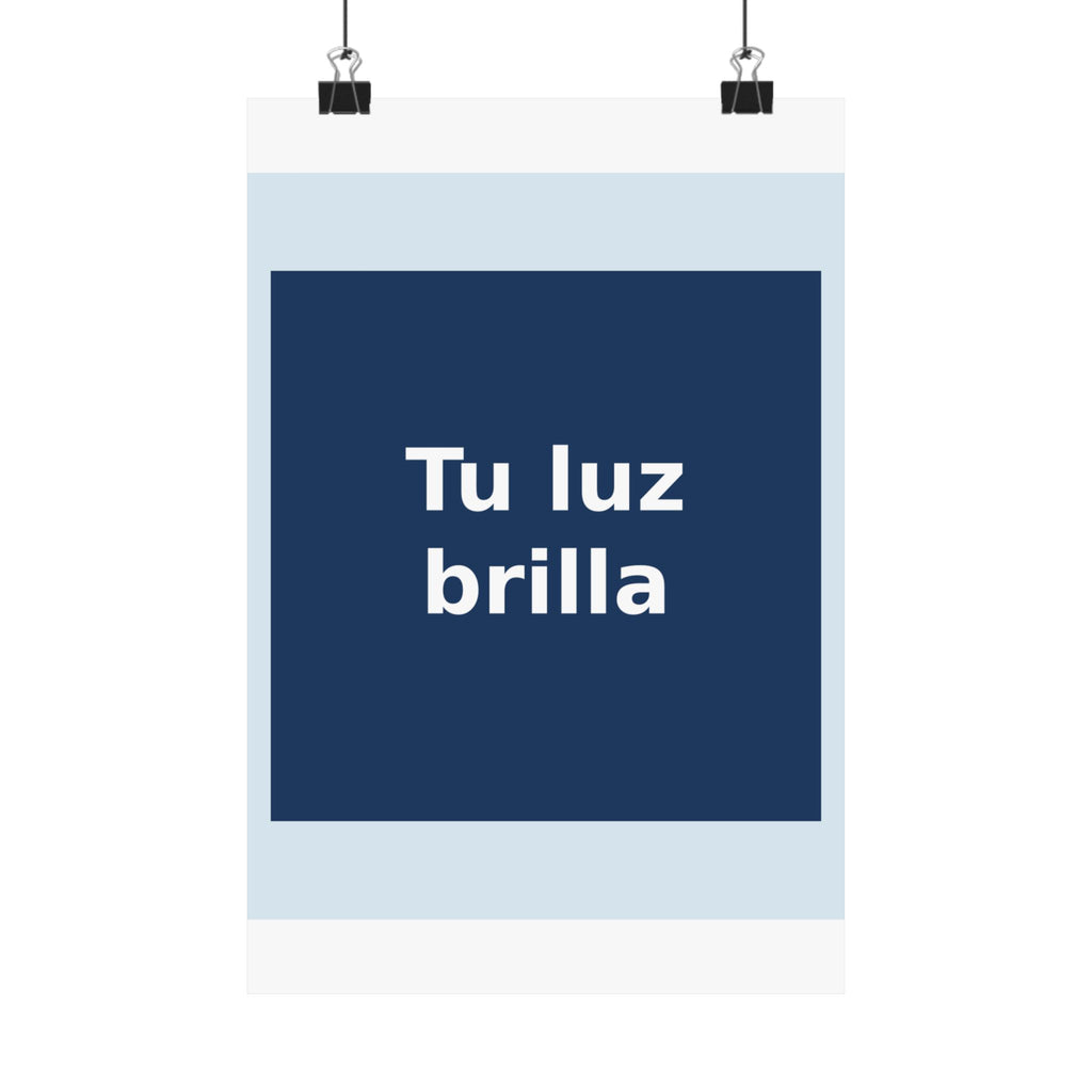 "Tu luz brilla" Black Cat Poster | Trendy Gift for Her | Lifestyle | KayKay Classics
