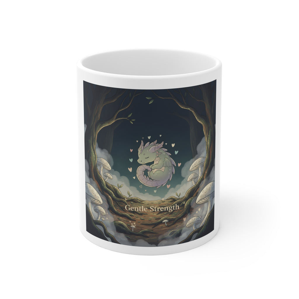 Gentle Strength Dragon Mug 11oz