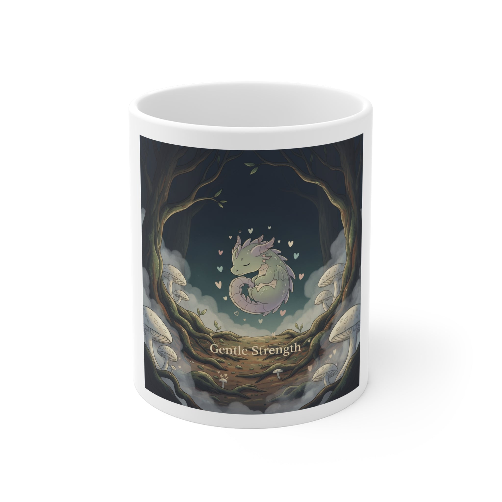 Gentle Strength Dragon Mug 11oz