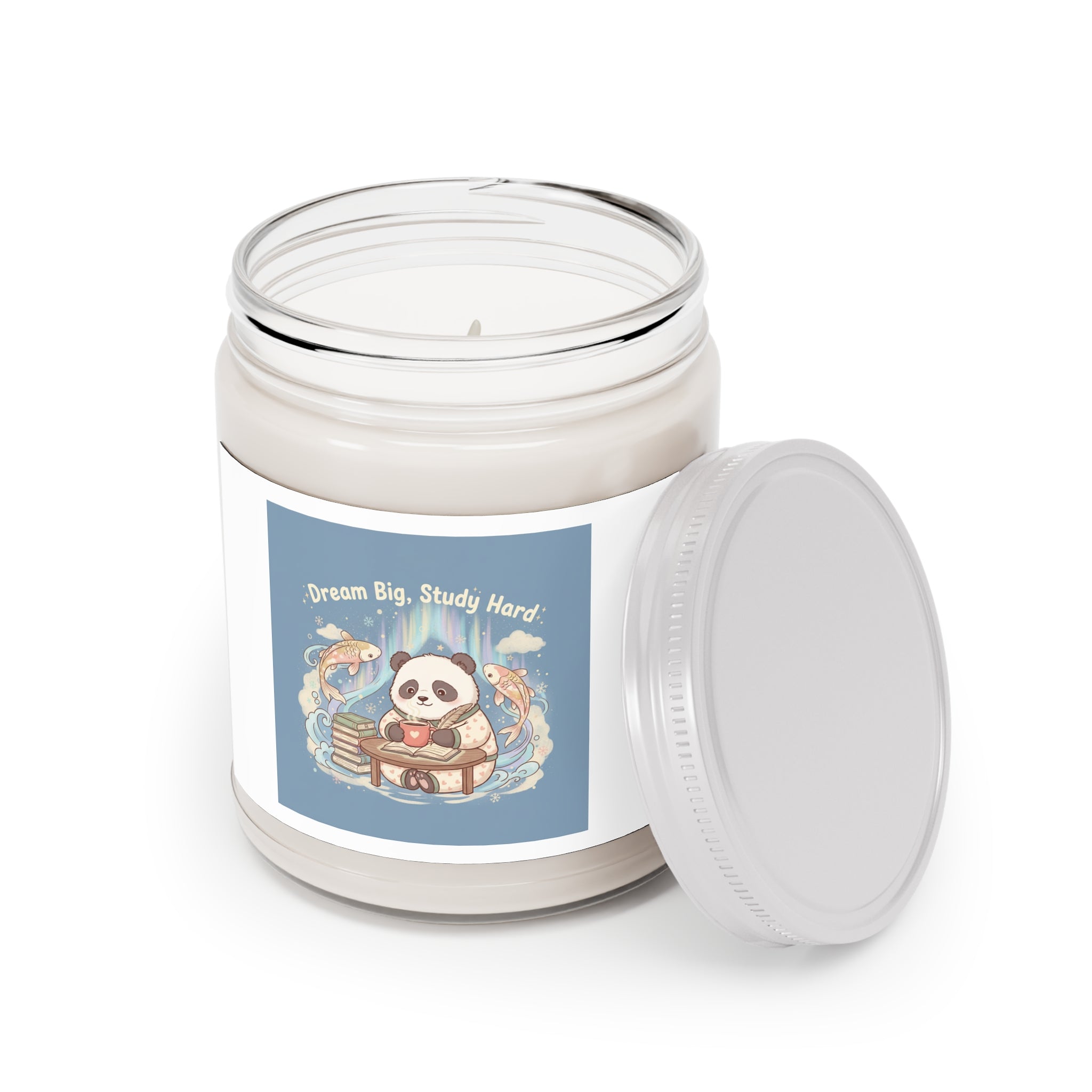 Dream Big, Study Hard Panda Scented Candle