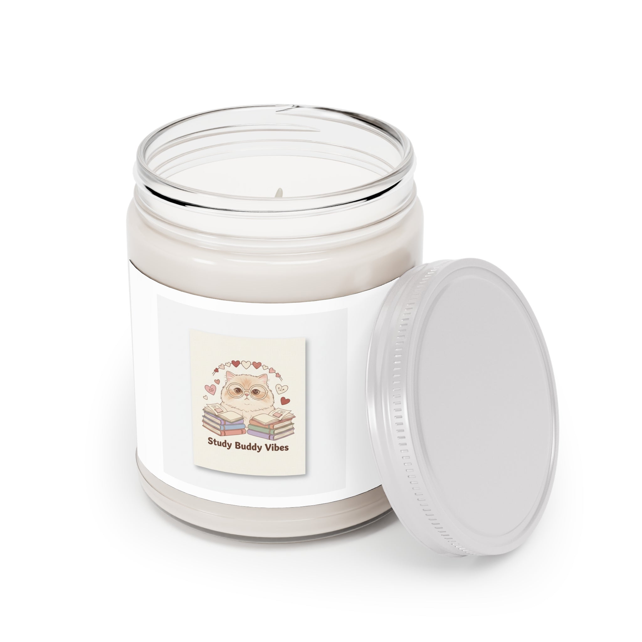Study Buddy Vibes Cat Scented Candle