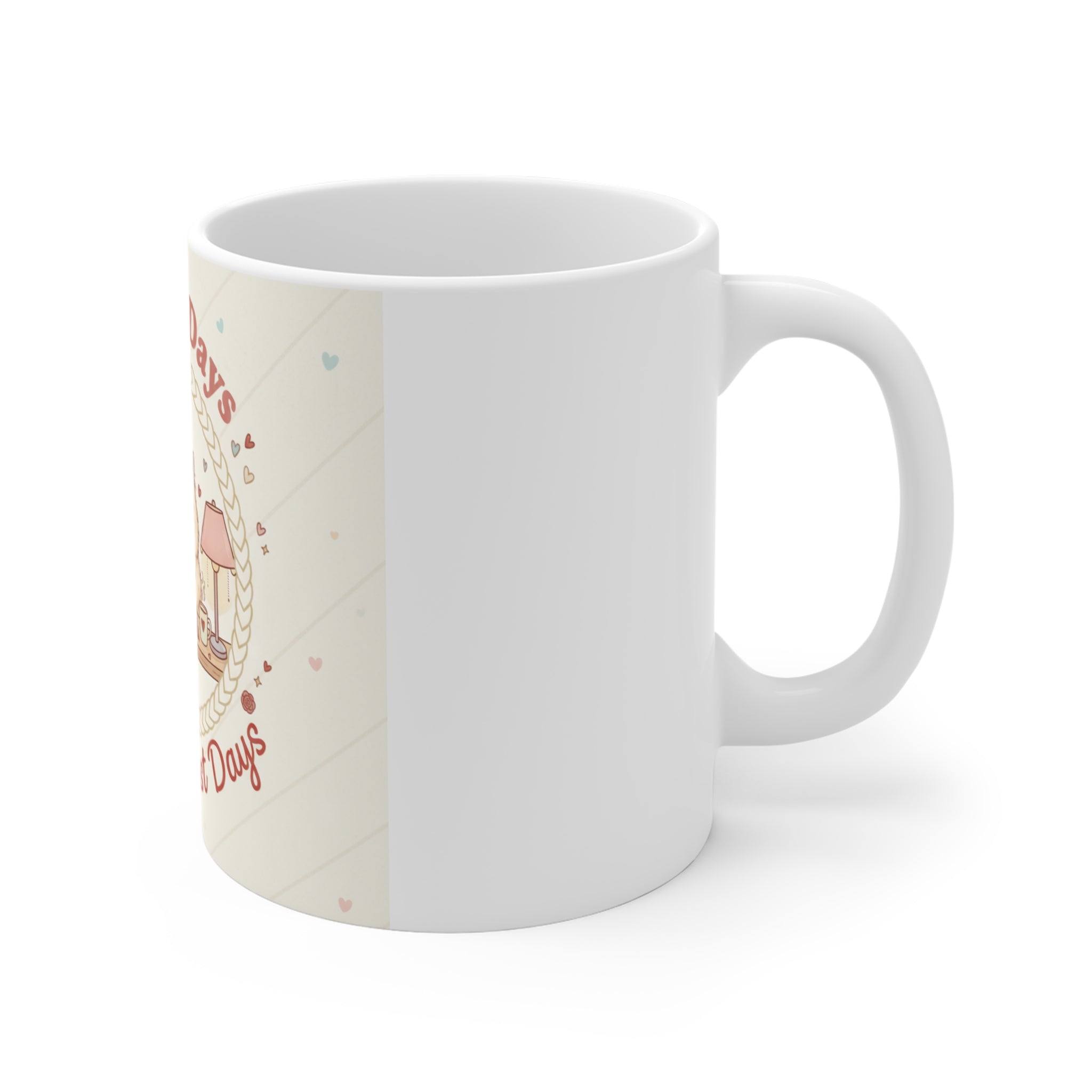Library Days Are The Best Days Cat Mug 11oz