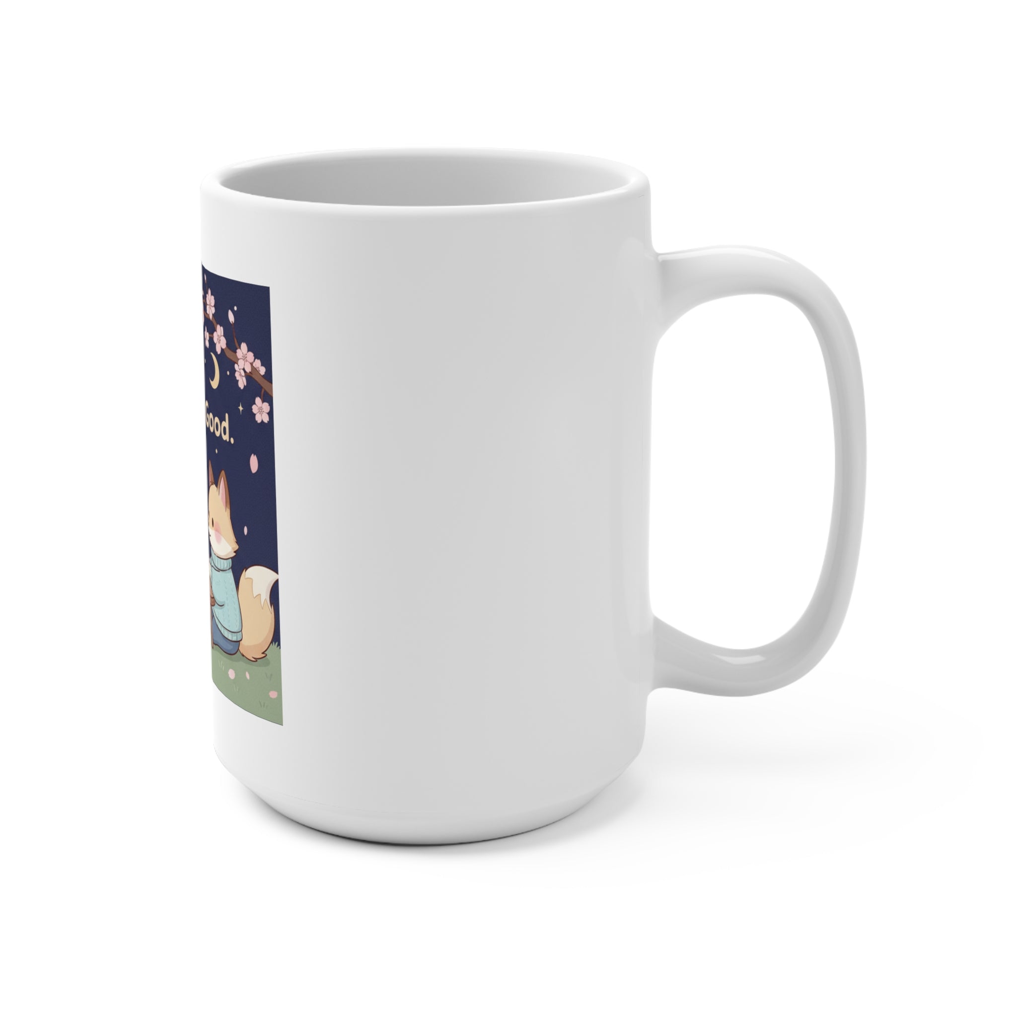 Cat Mug 15oz – Do Good Be Good
