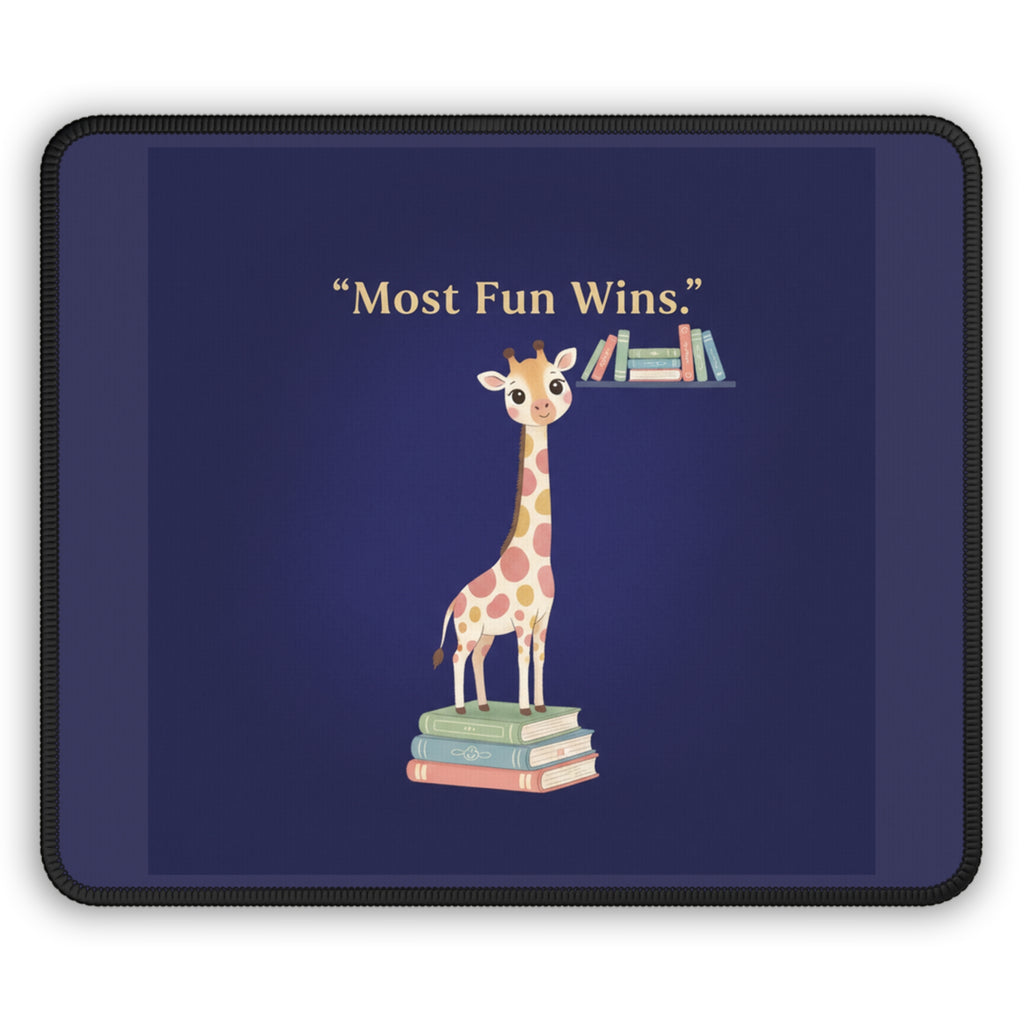Giraffe Mouse Pad – Most Fun Wins