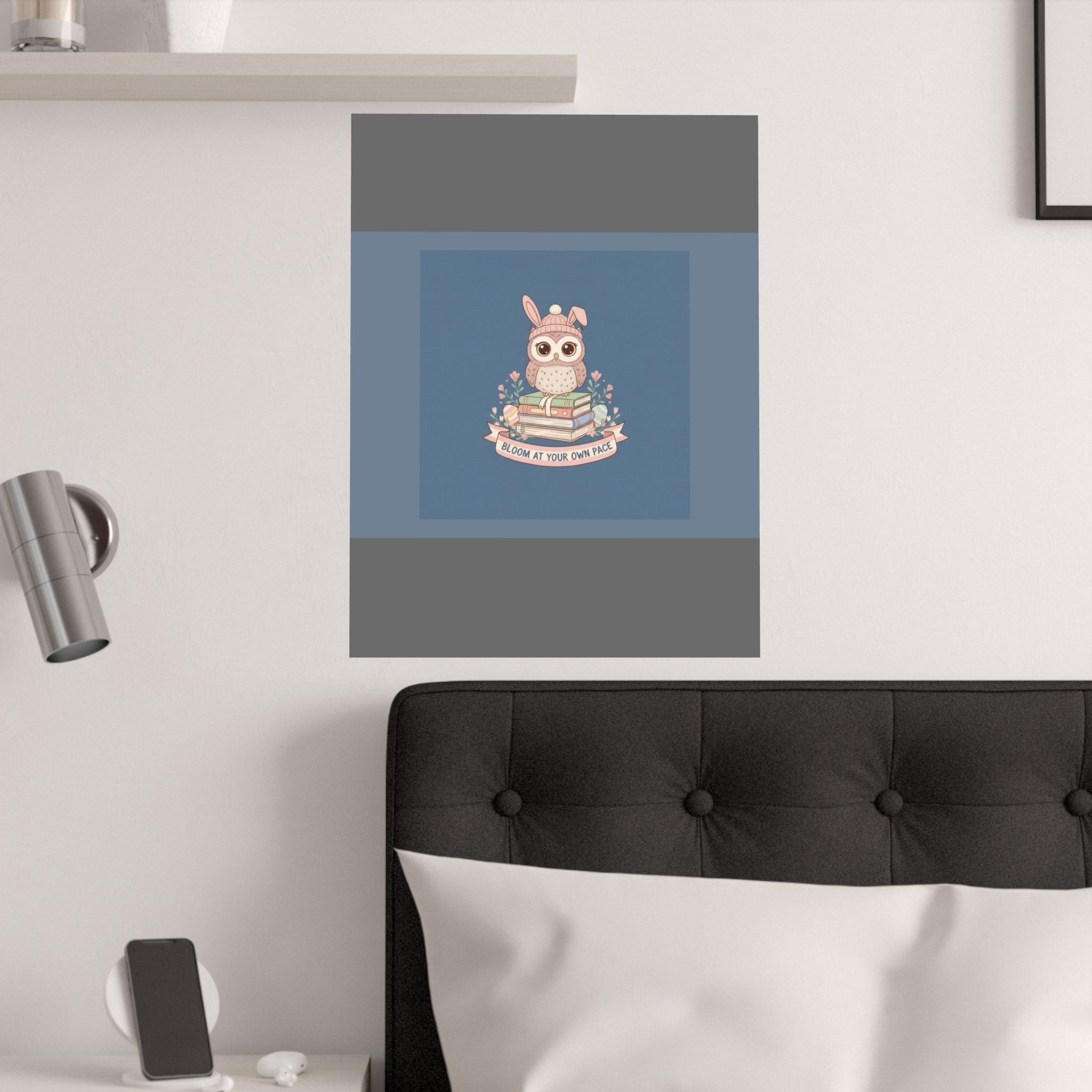 Bunny Poster – Bloom at Your Own Pace