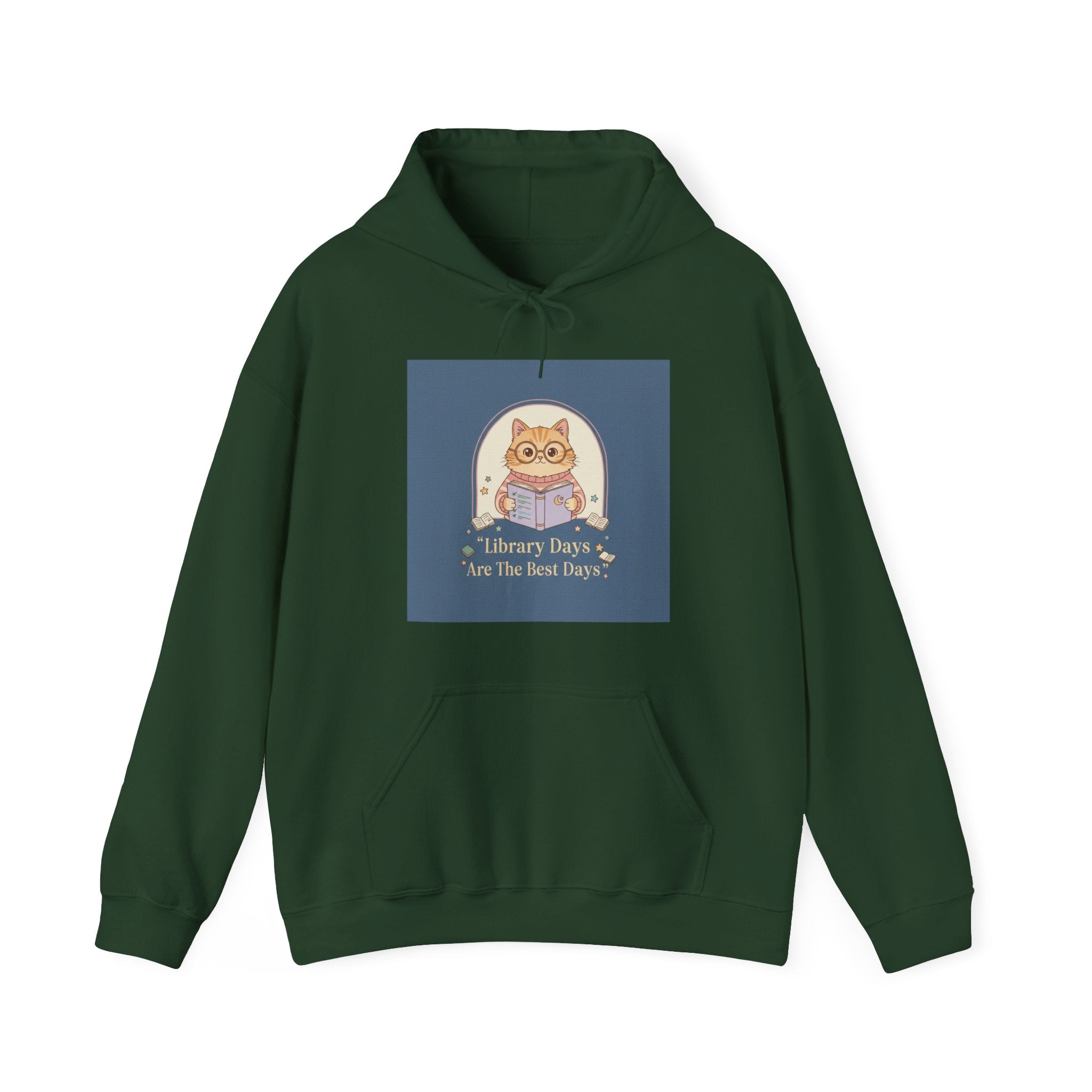 Cat Hoodie – Library Days Are the Best Days