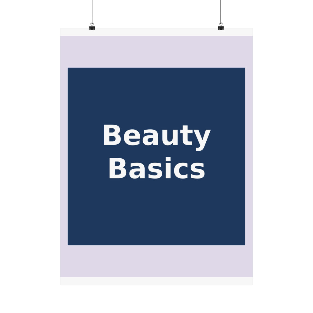 "Beauty Basics" Black Cat Poster | College Girl Gift | Fashion | KayKay Classics