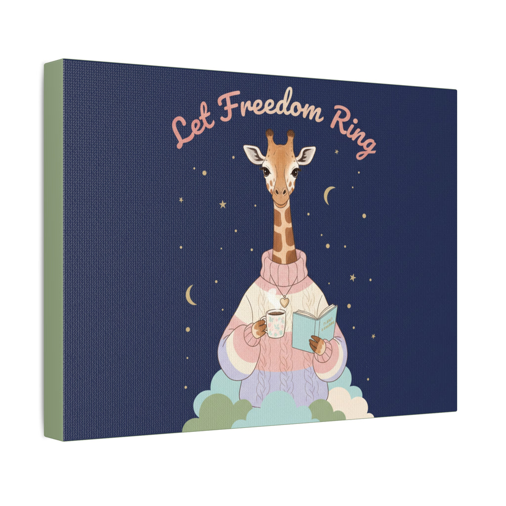 Giraffe Canvas Print – Let Freedom Ring
