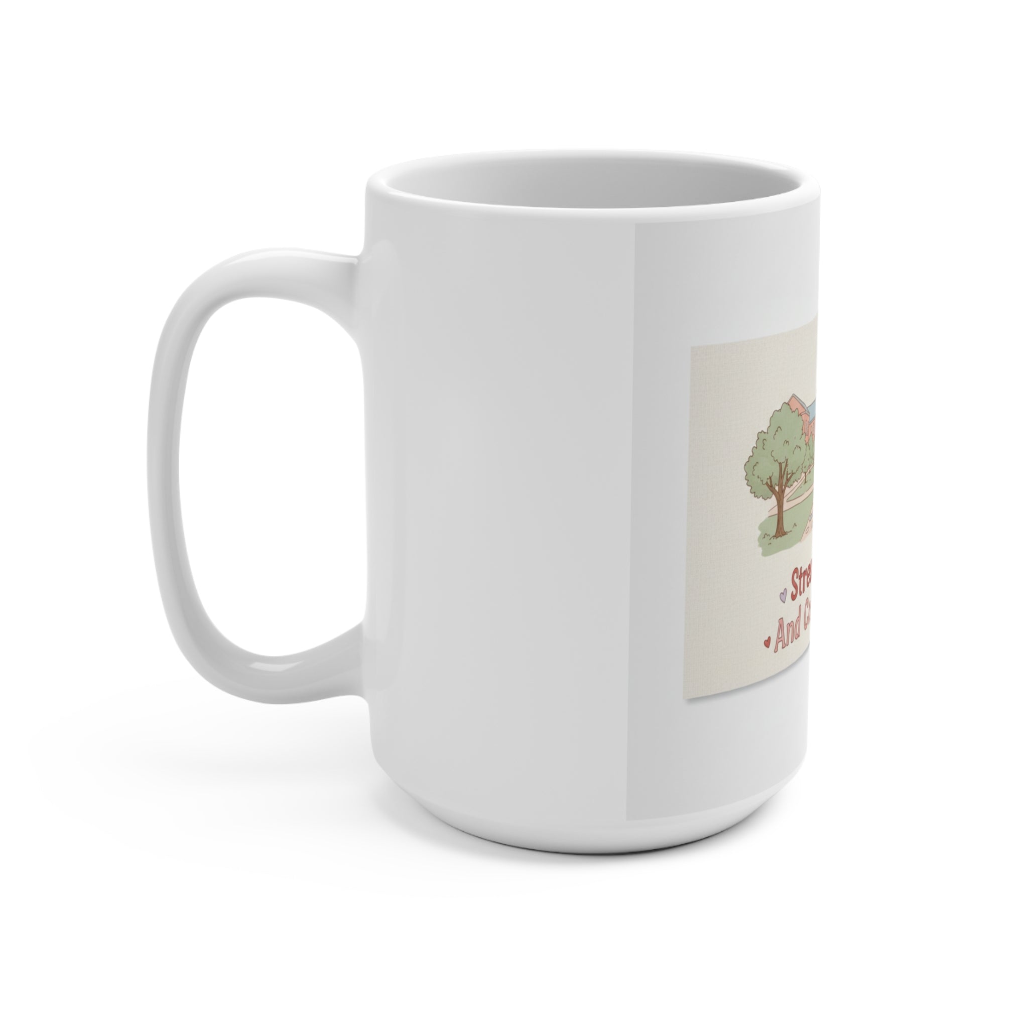 Stressed Blessed And Coffee Obsessed Cardinal Mug 15oz