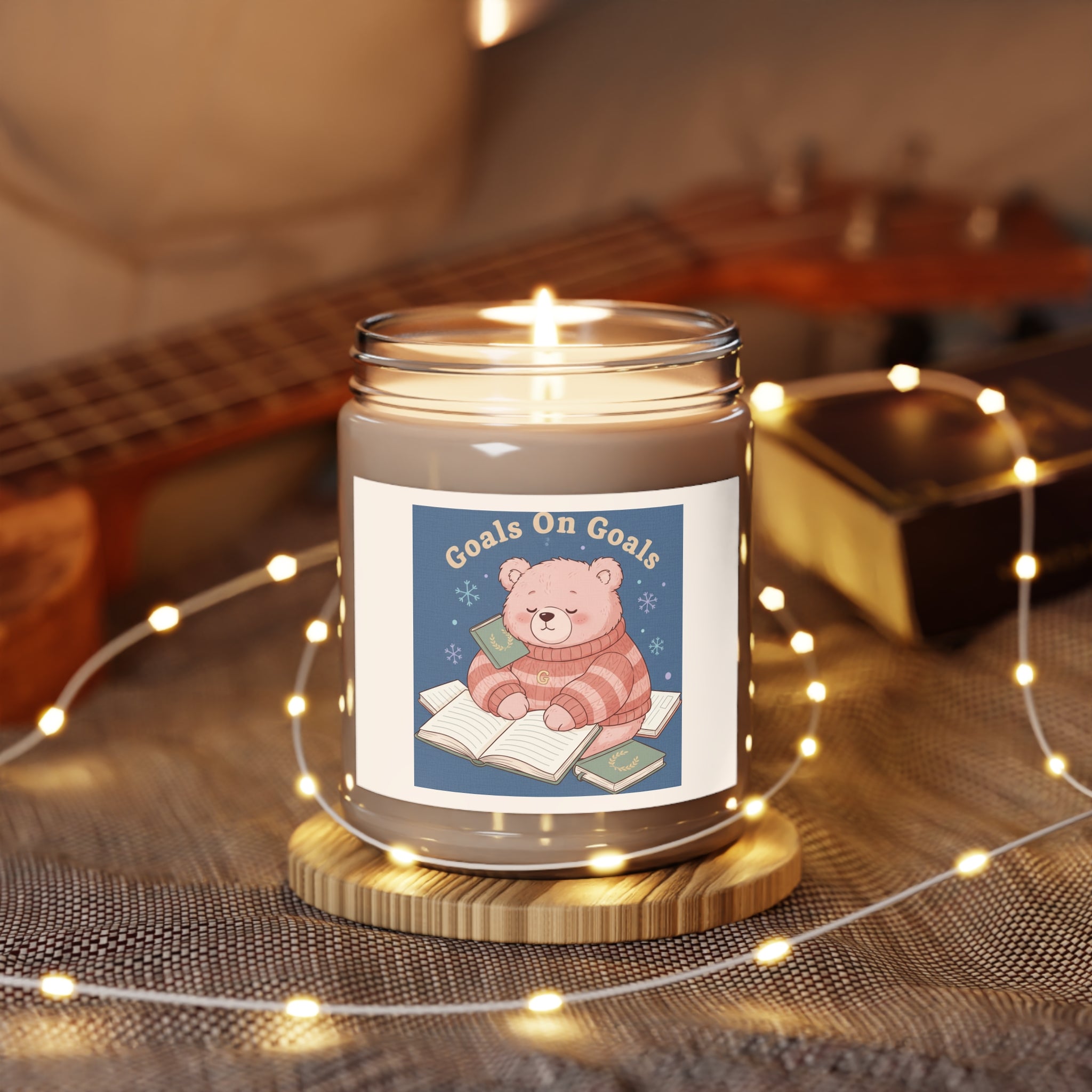 Bear Scented Candle – Goals on Goals