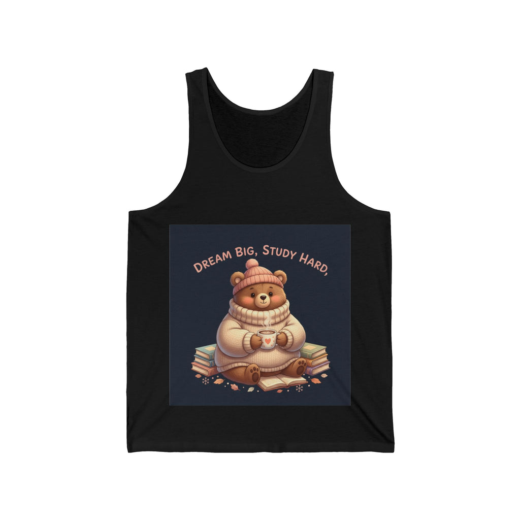 Bear Tank Top – Dream Big Study Hard