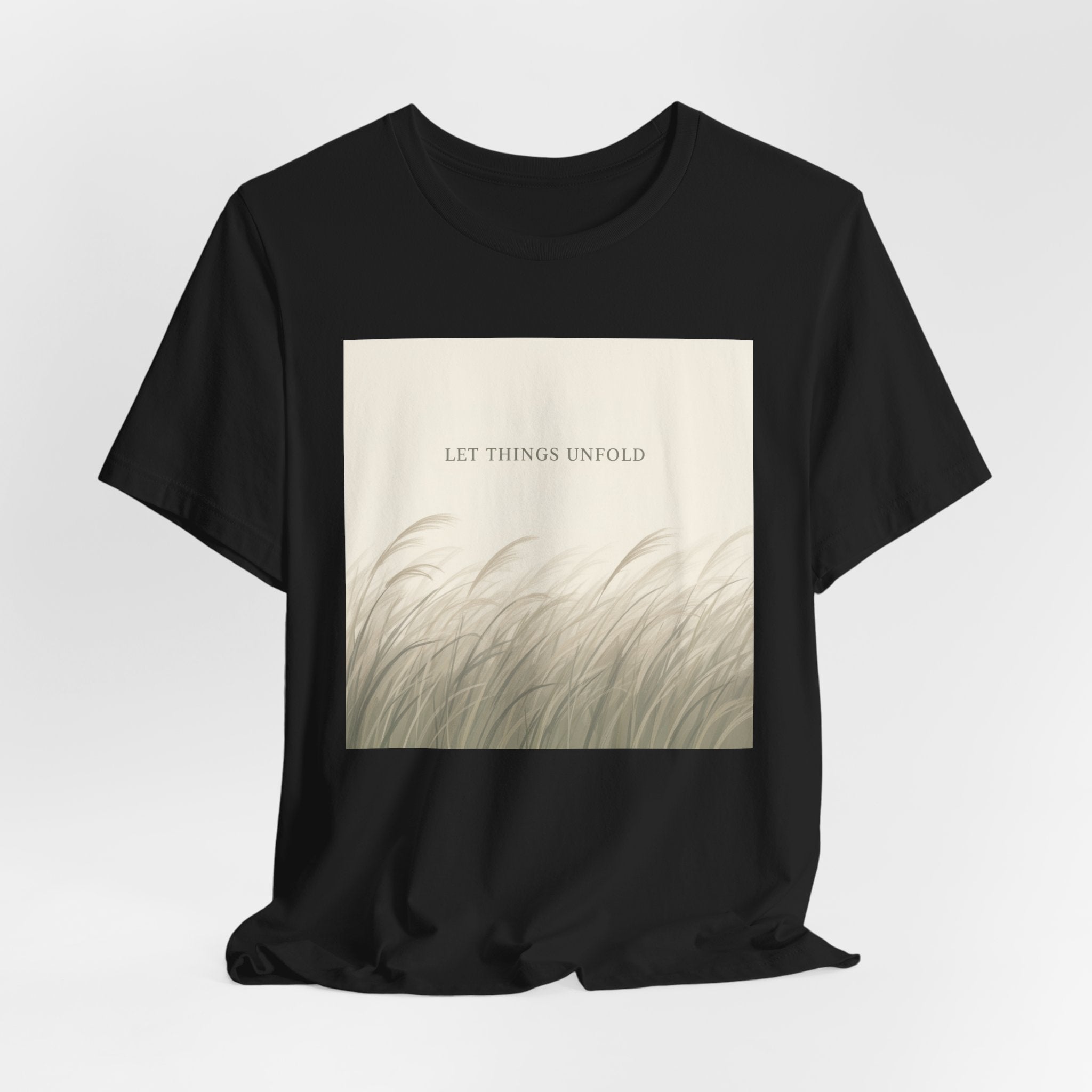 "LET THINGS UNFOLD" Black Cat Women Tee | College Girl Gift | Fashion | KayKay Classics