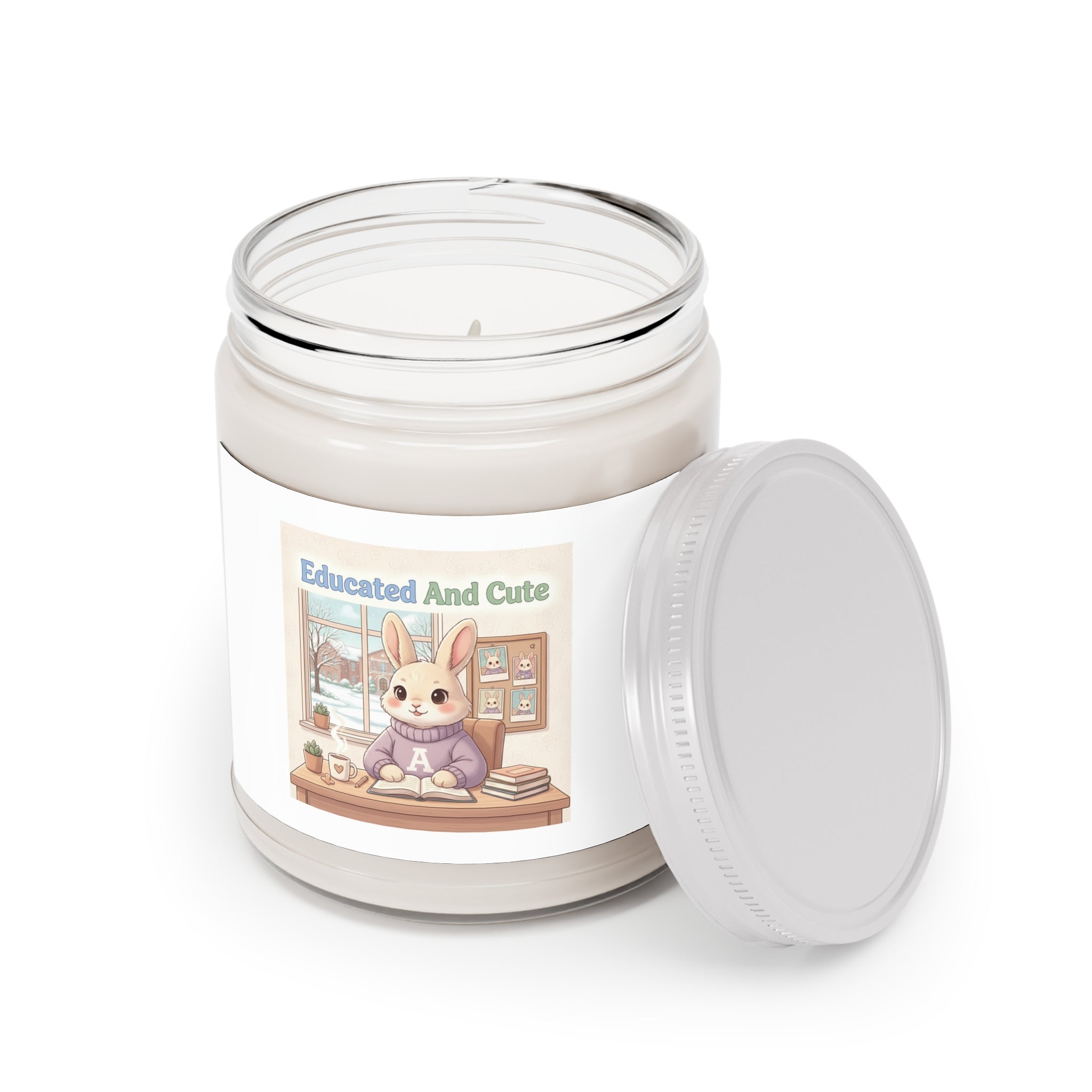 Educated And Cute Rabbit Scented Candle