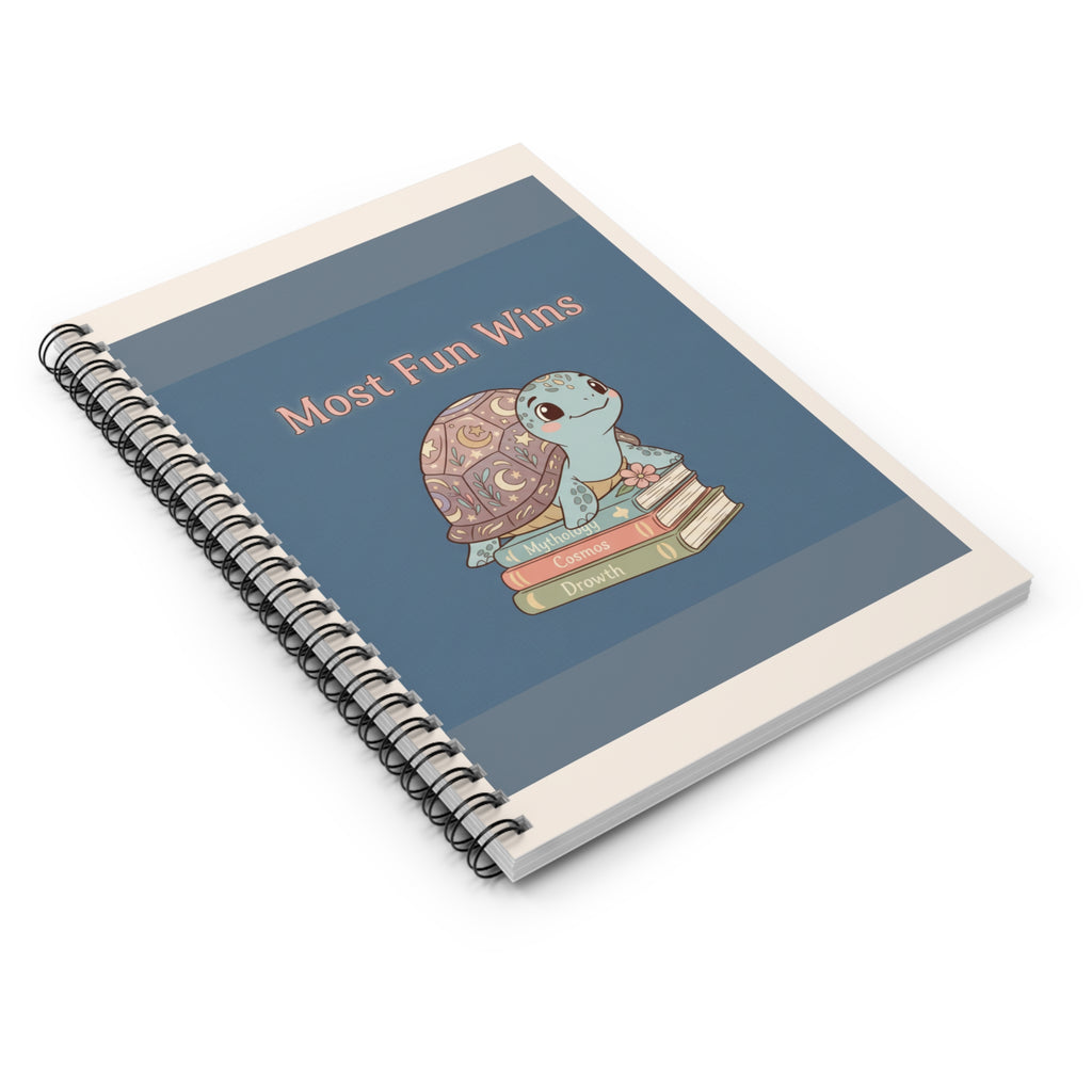 Turtle Spiral Notebook – Most Fun Wins
