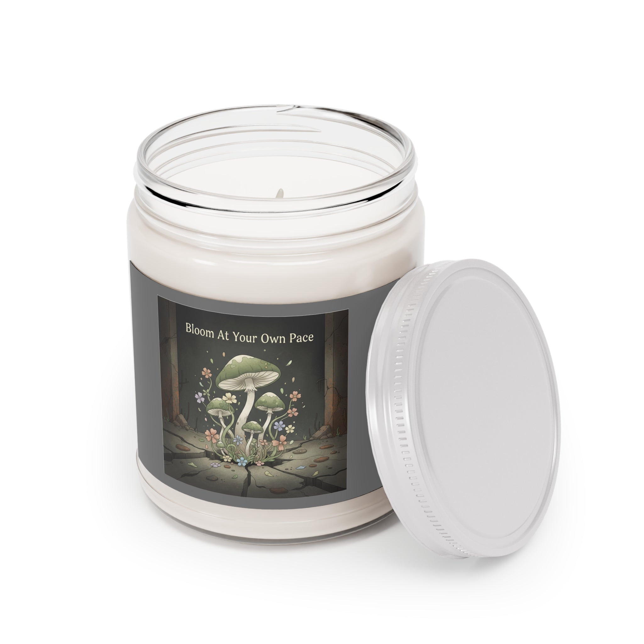 Black Cat Scented Candle – Bloom at Your Own Pace
