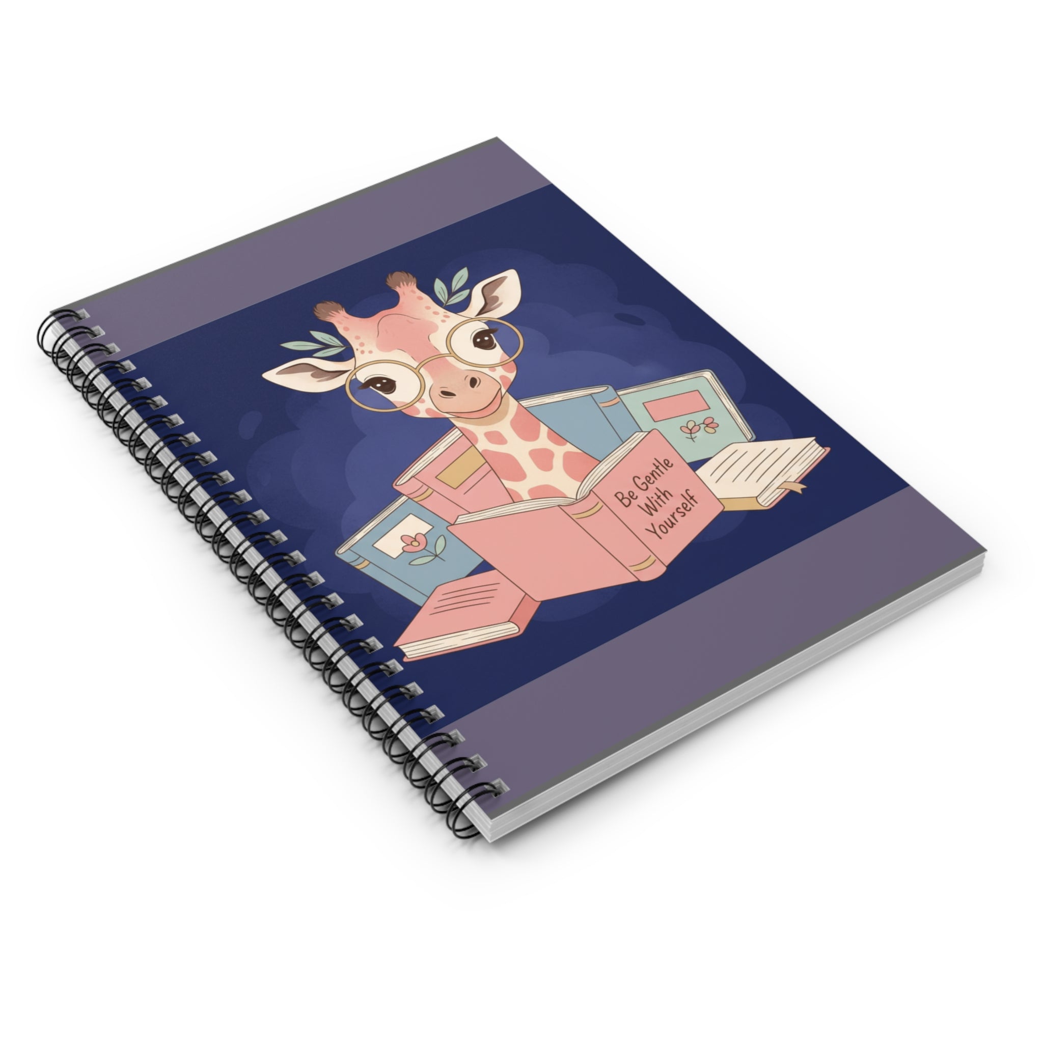 Giraffe Spiral Notebook – Be Gentle With Yourself