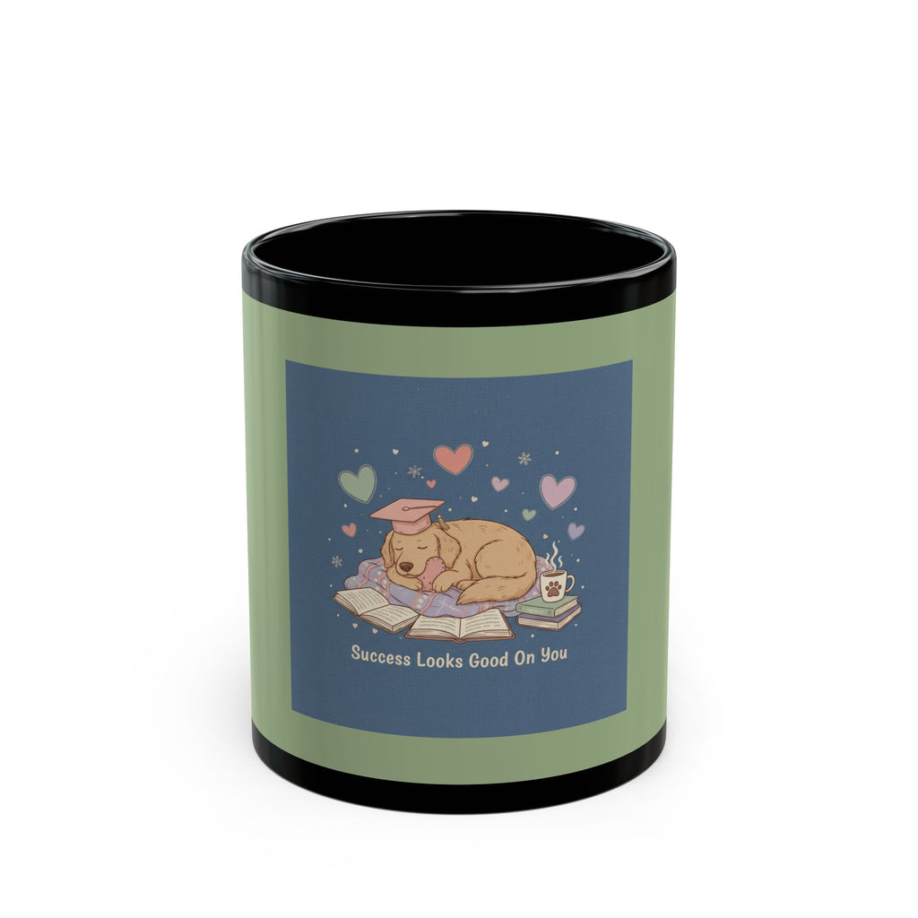 Dog Black Mug 11oz – Success Looks Good on You