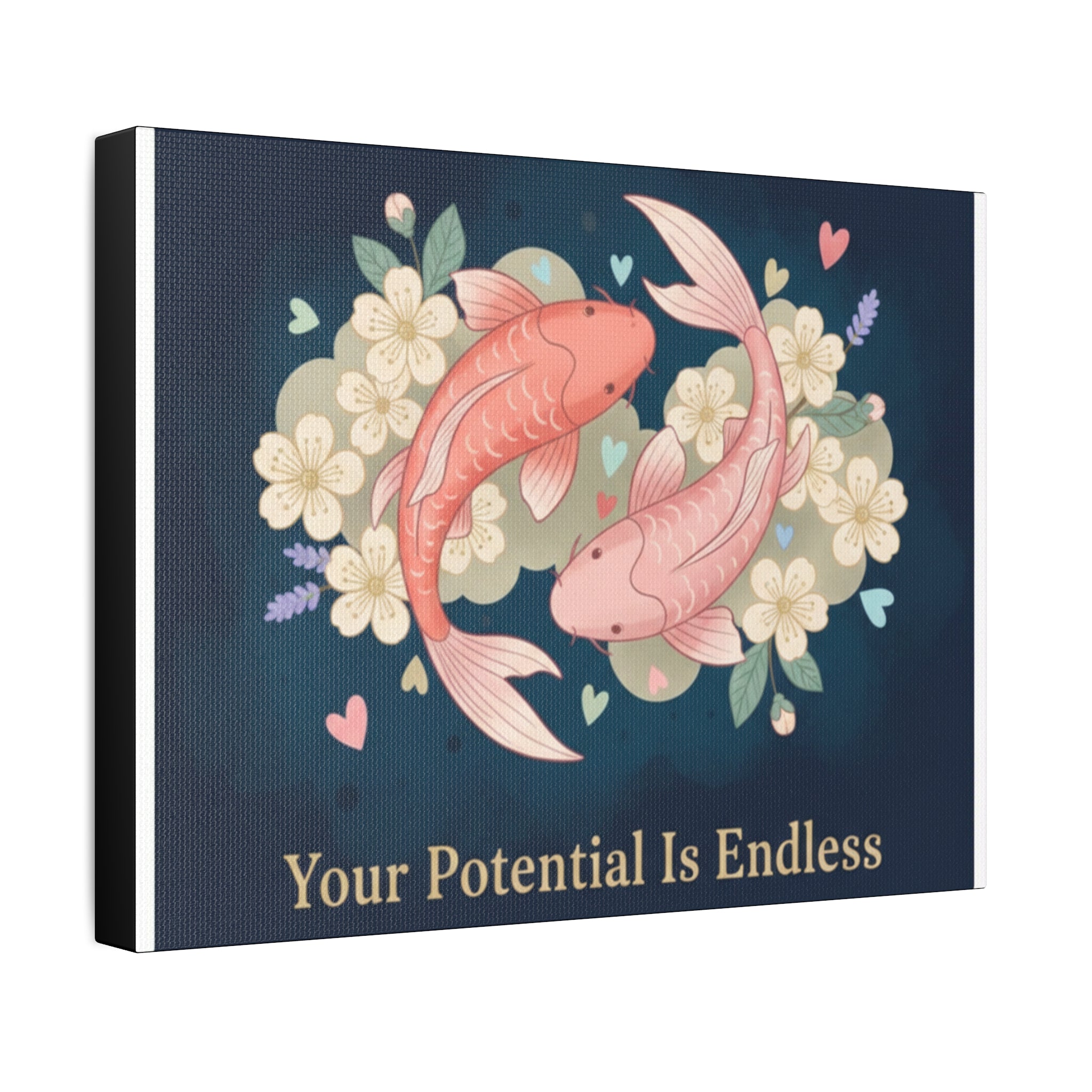 Koi Canvas Print – Your Potential is Endless
