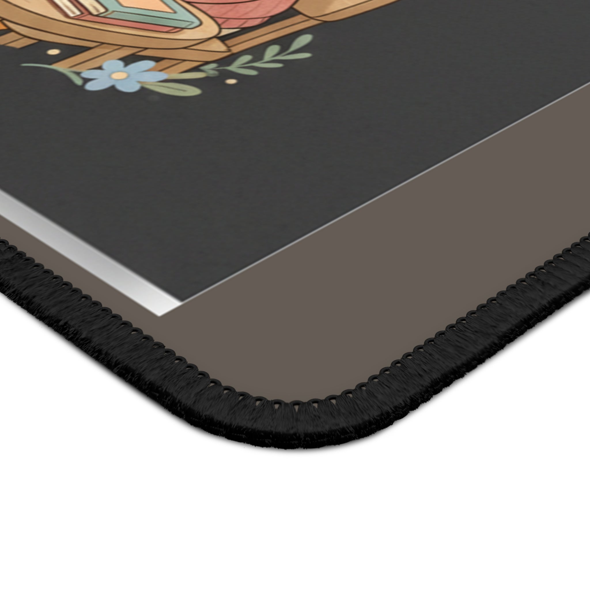 Duck In A Cardigan Mouse Pad – Soft Doesnt Mean Weak Bloom at Your Own