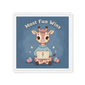 Giraffe Die-Cut Magnet – Most Fun Wins