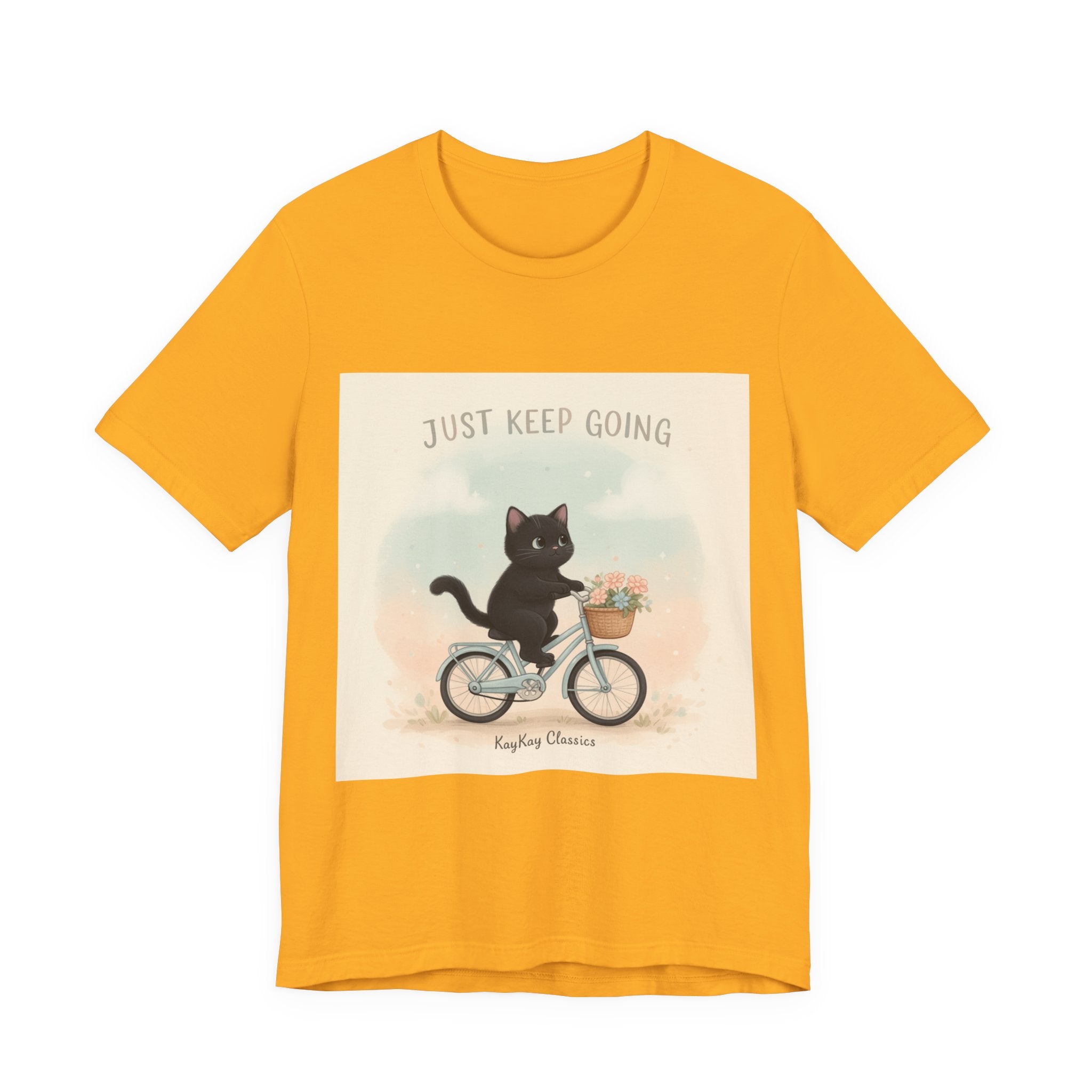 "Design" Black Cat Women Tee | College Girl Gift | Fashion | KayKay Classics