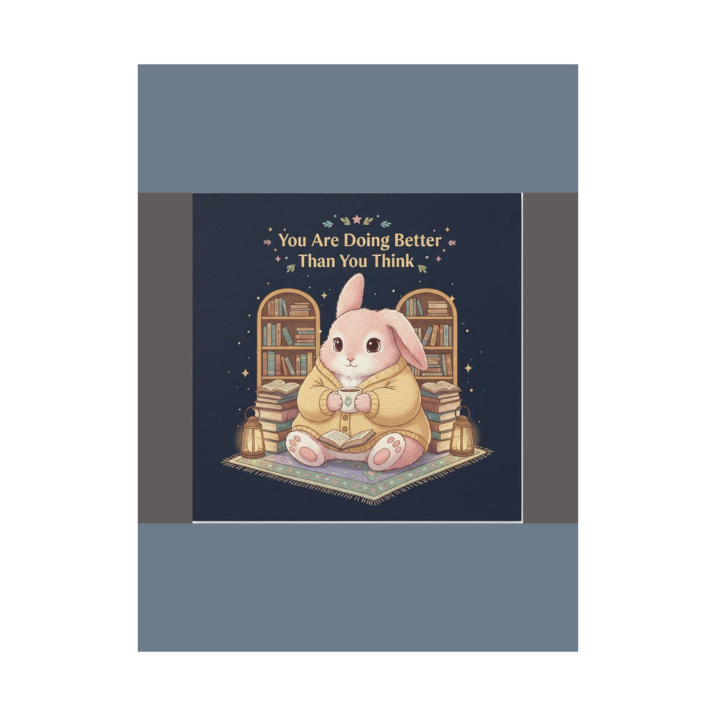 Bunny Poster – You Are Doing Better Than You Think