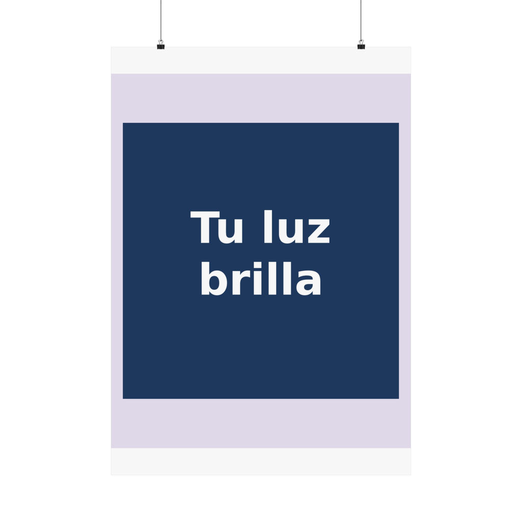 "Tu luz brilla" Black Cat Poster | Trendy Gift for Her | Lifestyle | KayKay Classics
