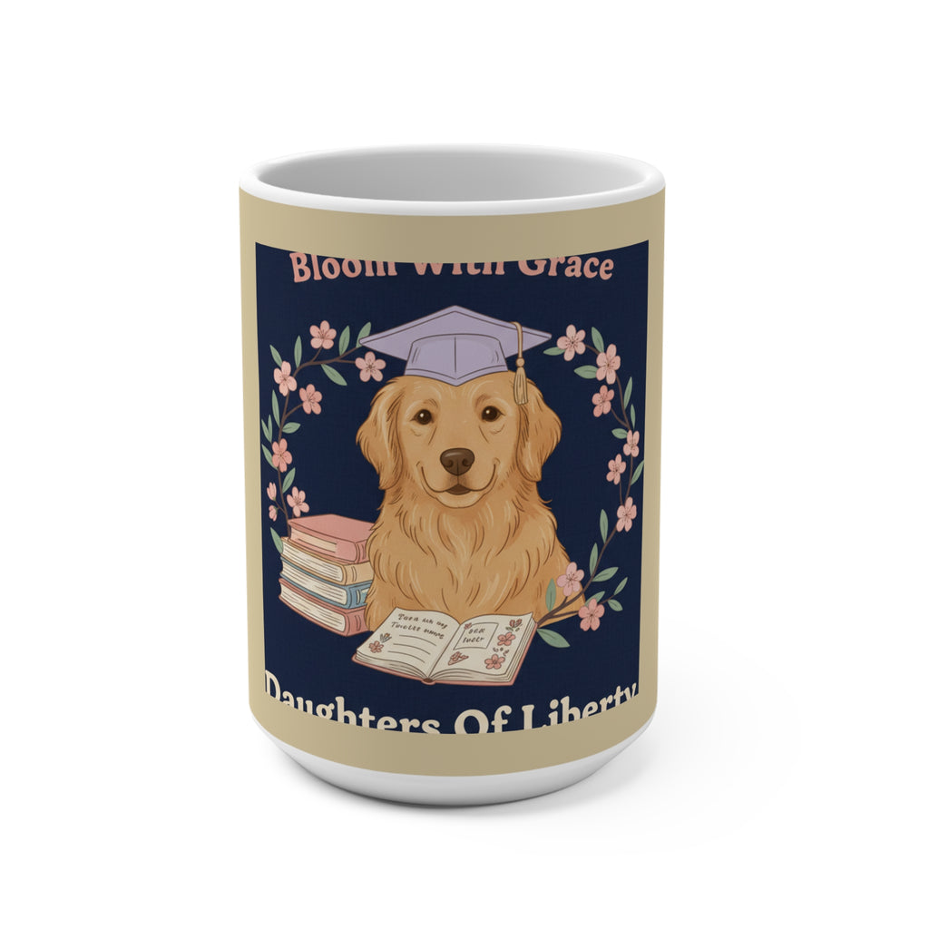 Golden Retriever Mug 15oz – Bloom With Grace