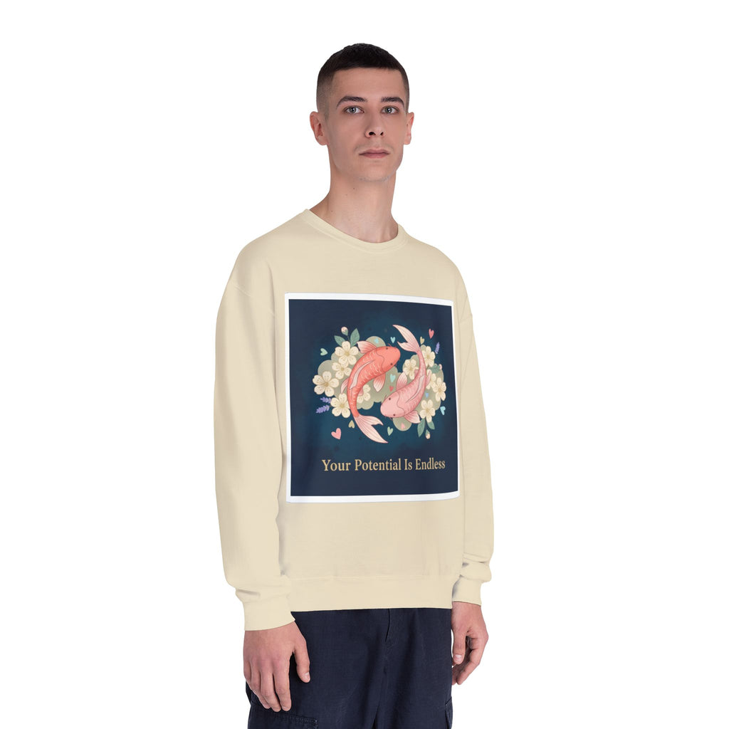 Koi Crewneck Sweatshirt – Your Potential is Endless