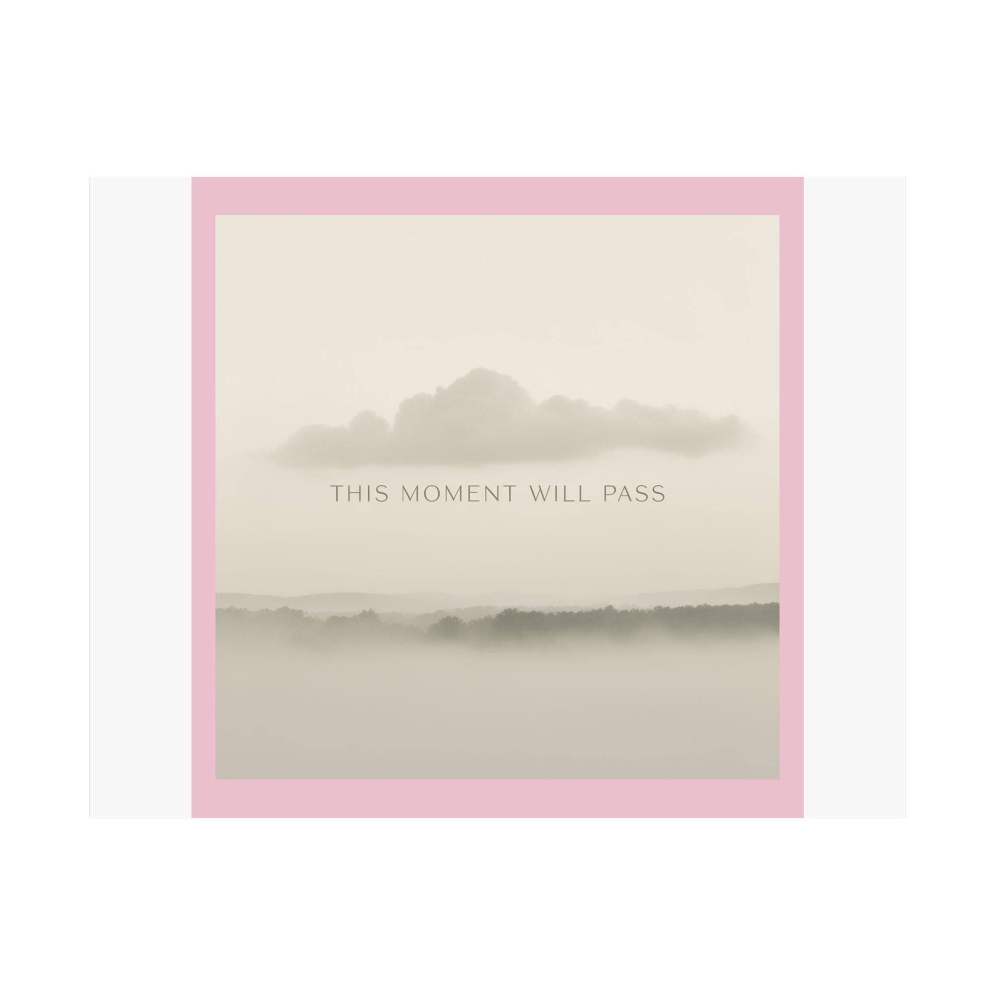 "THIS MOMENT WILL PASS" Black Cat Poster | College Girl Gift | Fashion | KayKay Classics