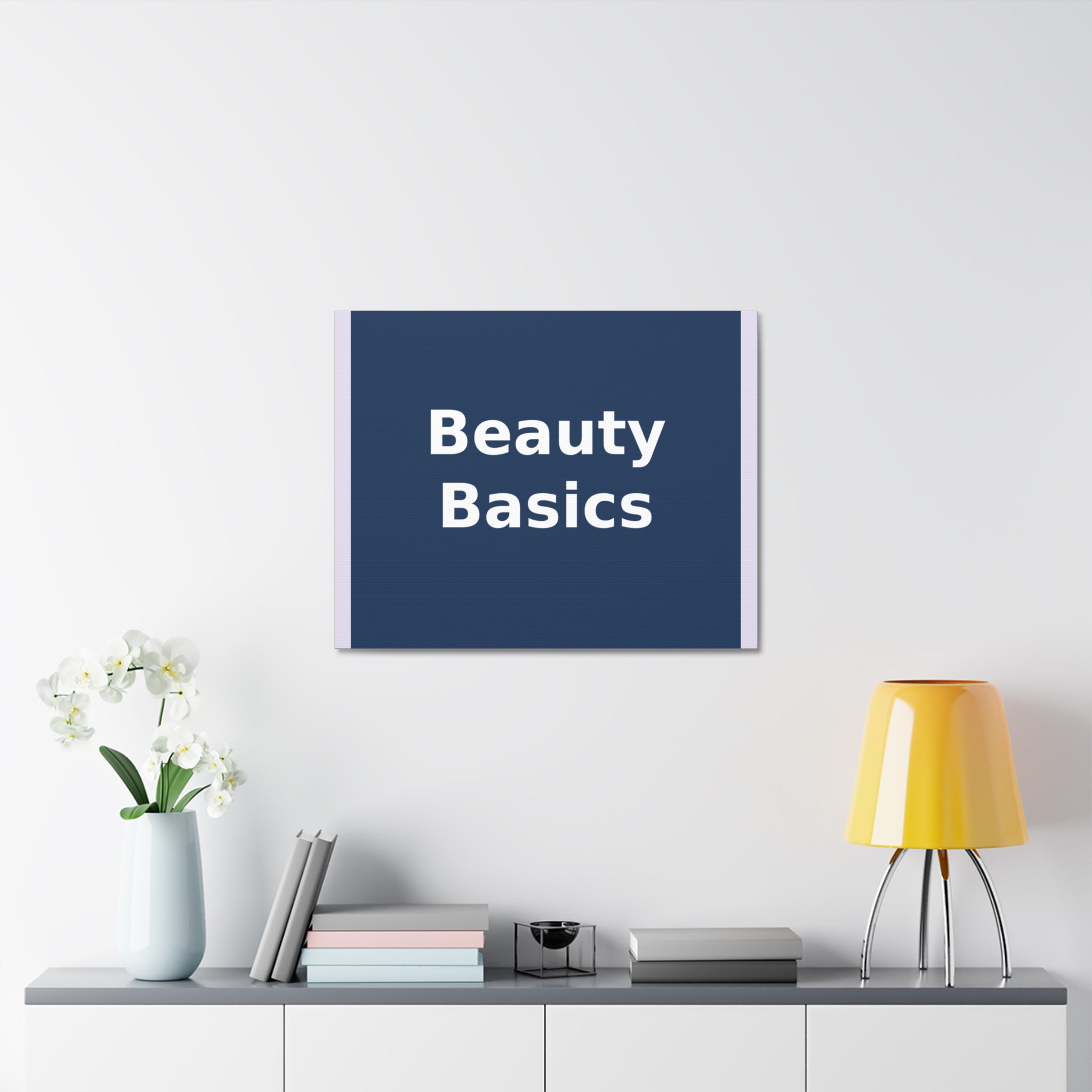 "Beauty Basics" Black Cat Canvas | College Girl Gift | Fashion | KayKay Classics