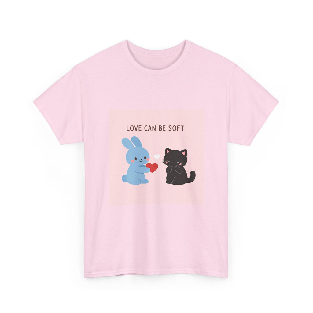 "LOVE CAN BE SOFT" Black Cat Kids Tee | College Girl Gift | Fashion | KayKay Classics