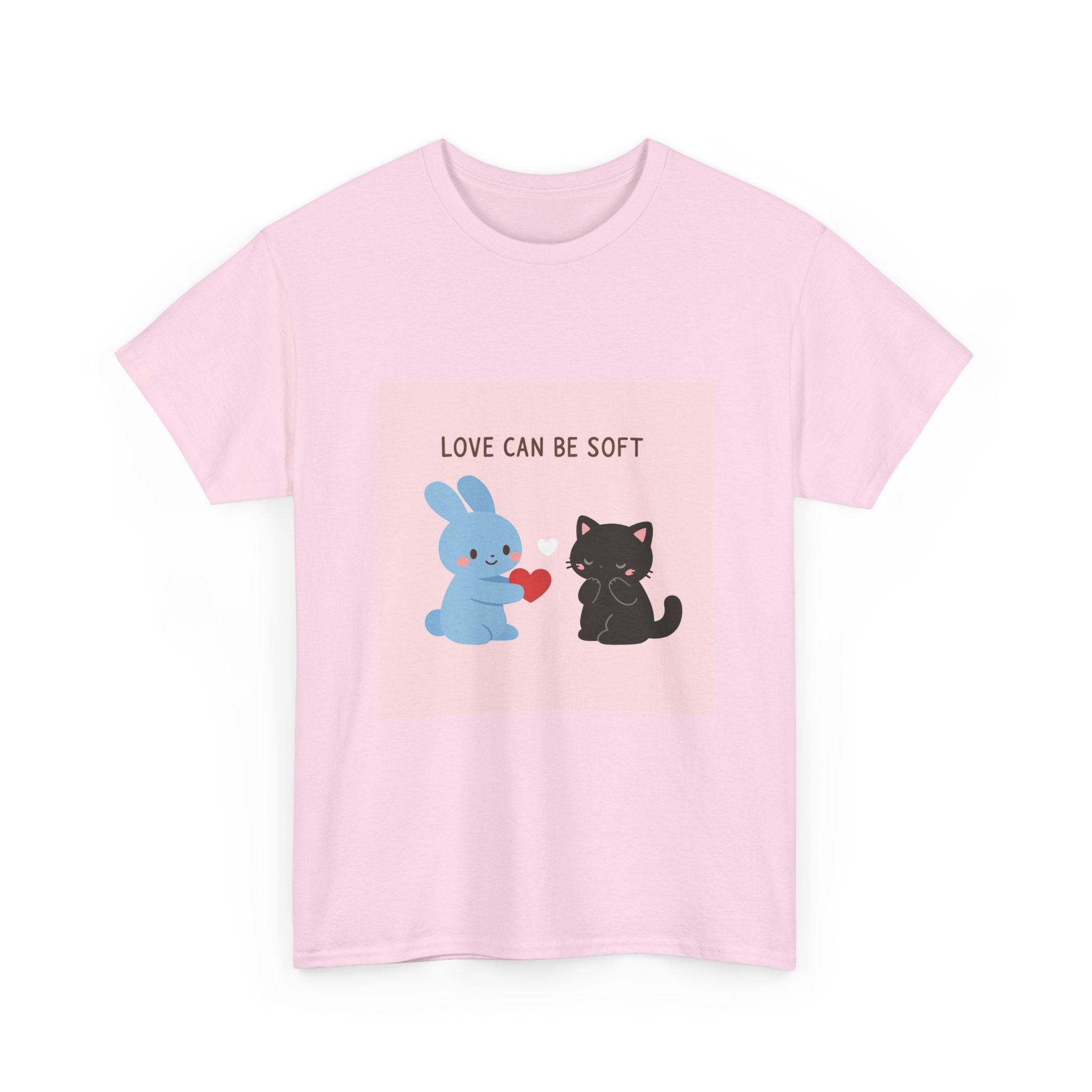 "LOVE CAN BE SOFT" Black Cat Kids Tee | College Girl Gift | Fashion | KayKay Classics