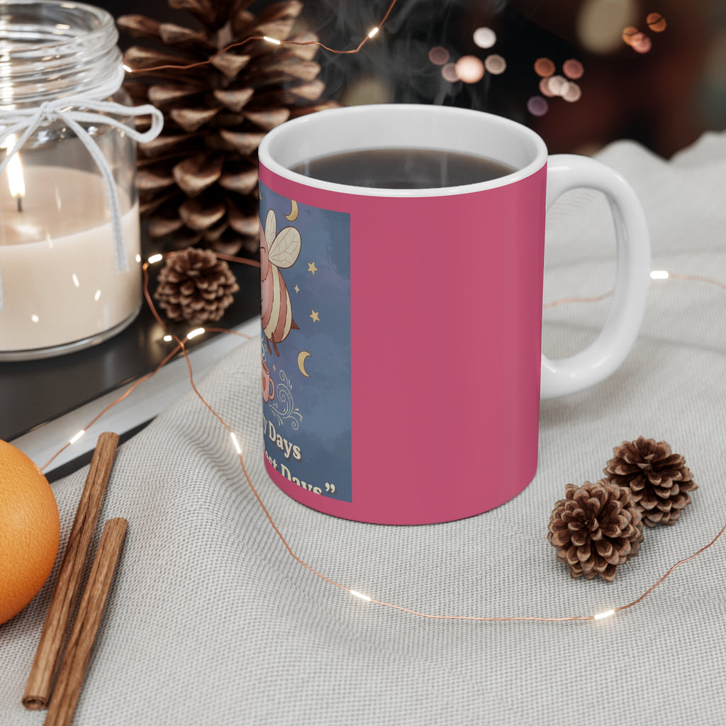 Bee Mug 11oz – Library Days Are the Best Days