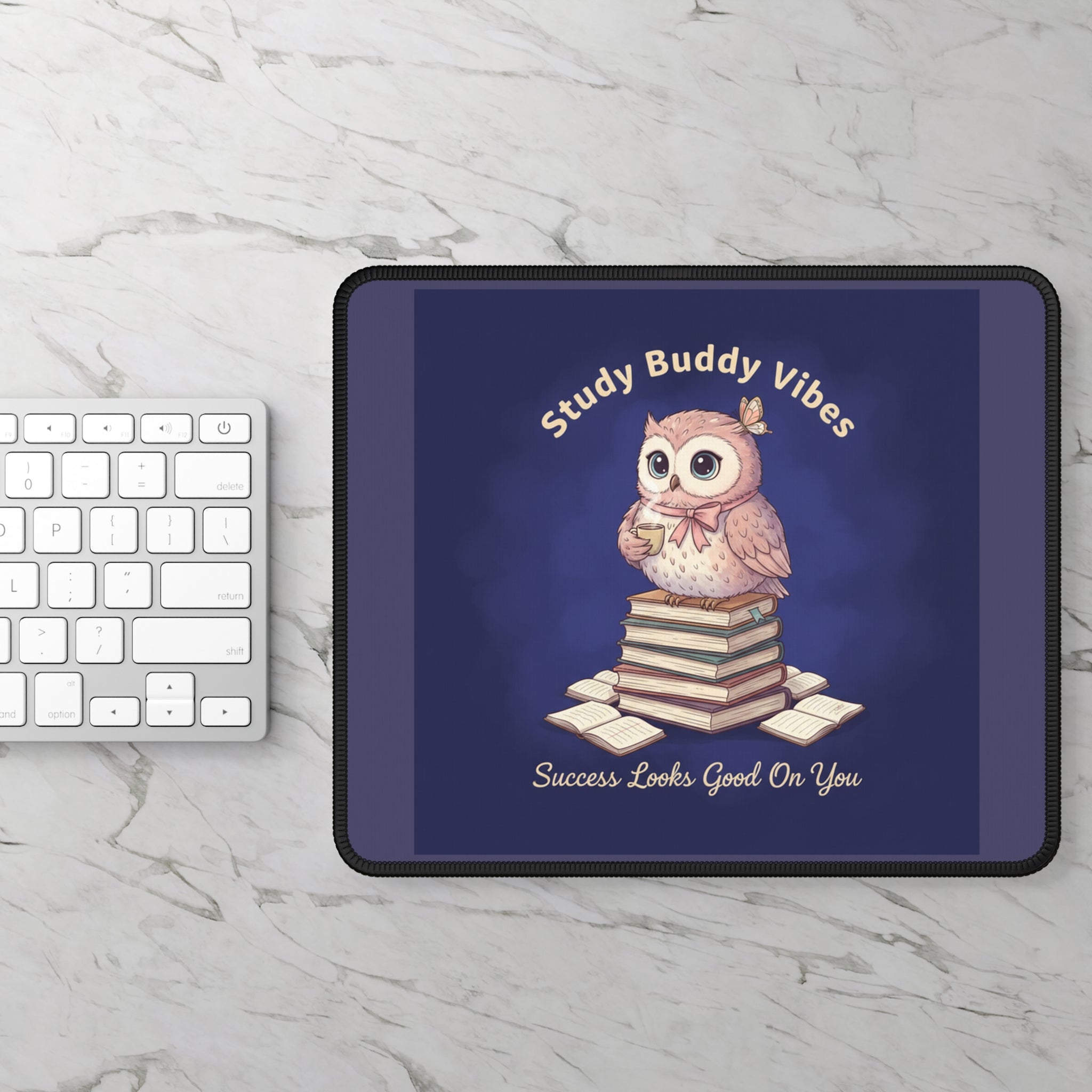 Owl Mouse Pad – Study Buddy Vibes Success Looks Good on