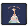Giraffe Mouse Pad – Let Freedom Ring